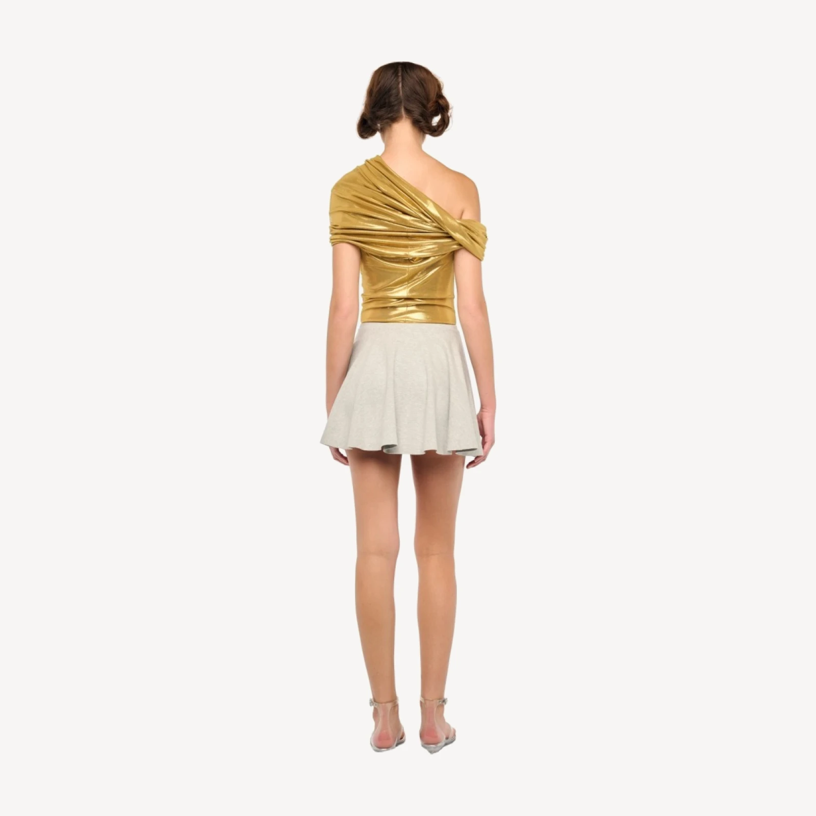 SLEEVELESS COWL NECK BODYSUIT
