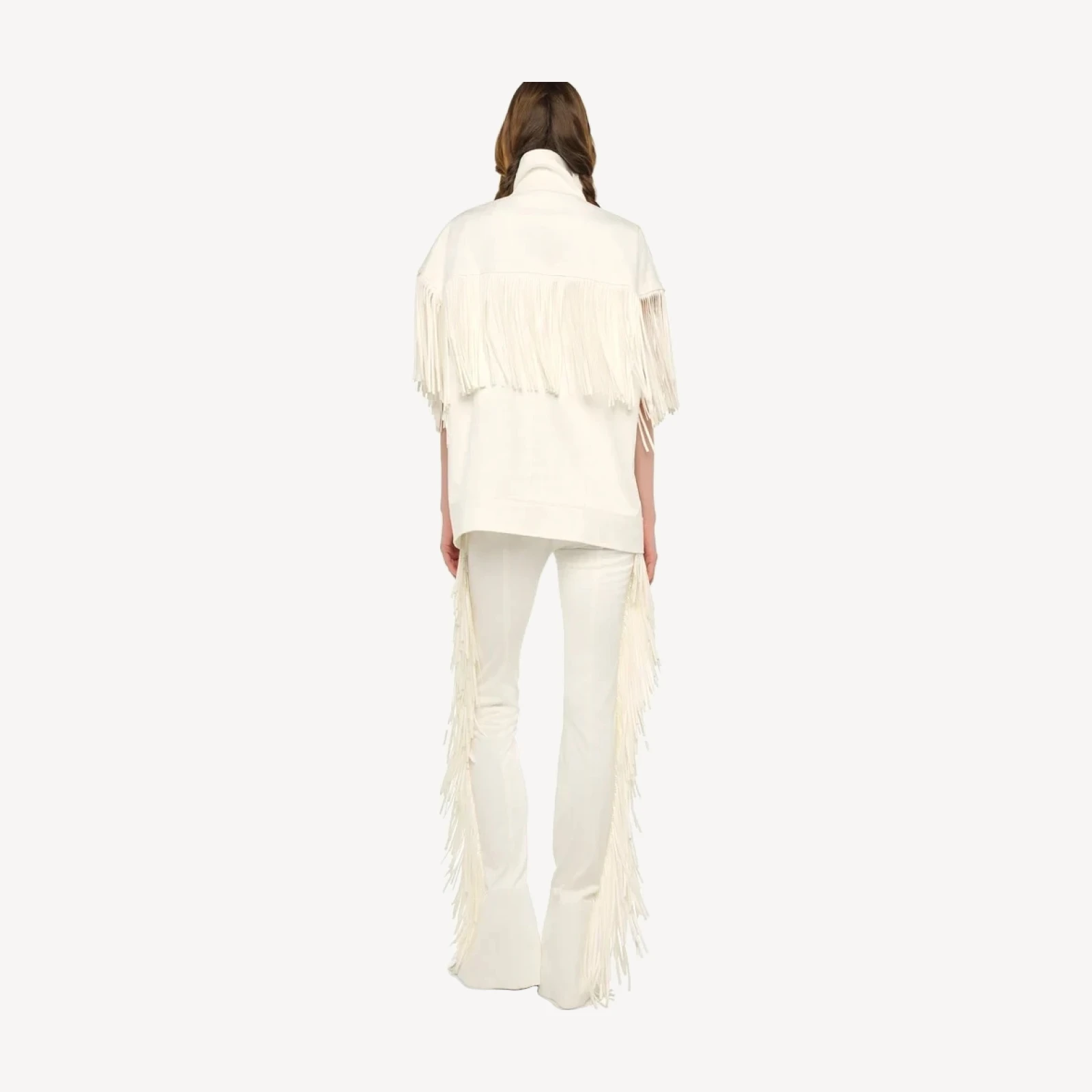 FRINGE SPAT JEANS