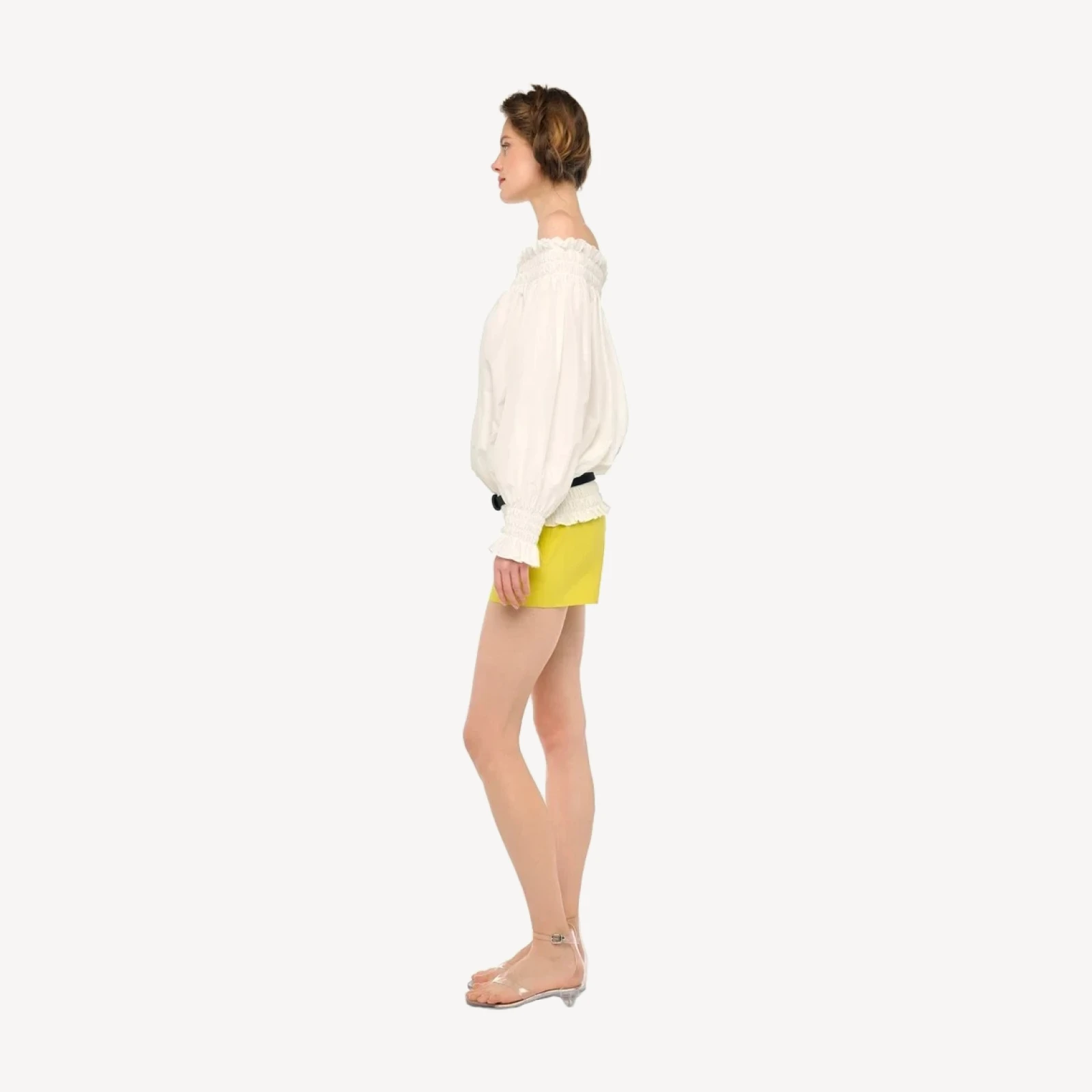 LONG SLEEVE PEASANT TOP