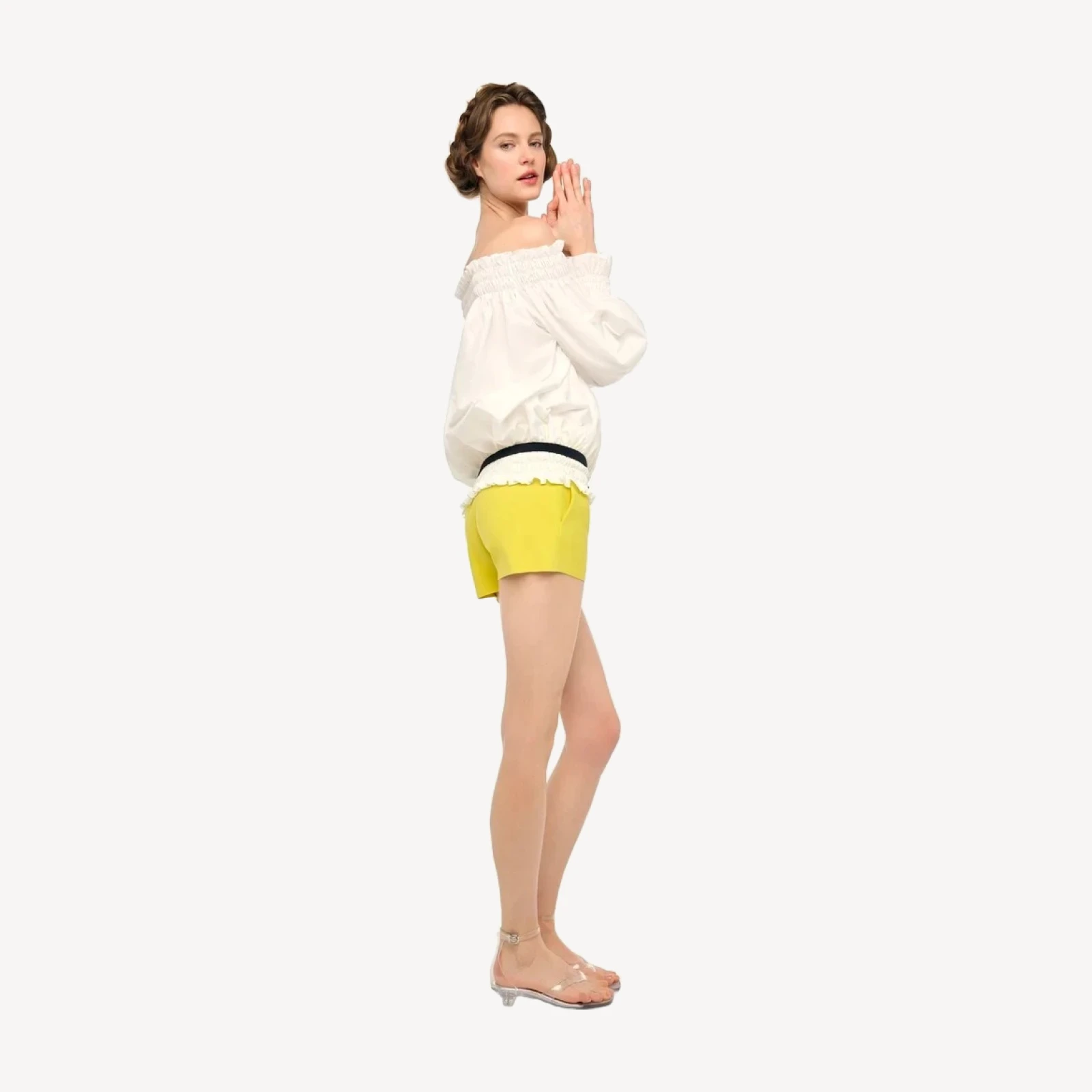 LONG SLEEVE PEASANT TOP