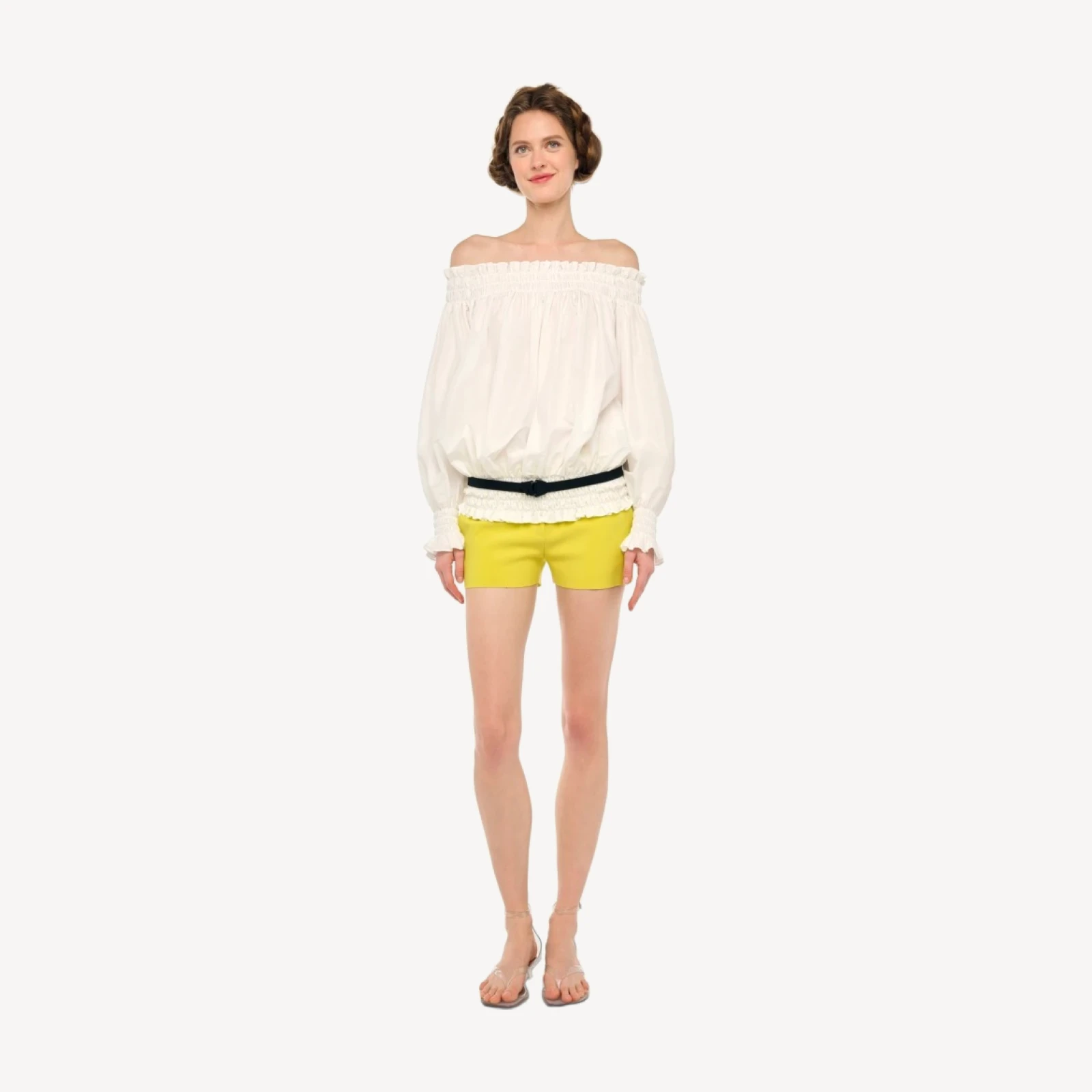 LONG SLEEVE PEASANT TOP