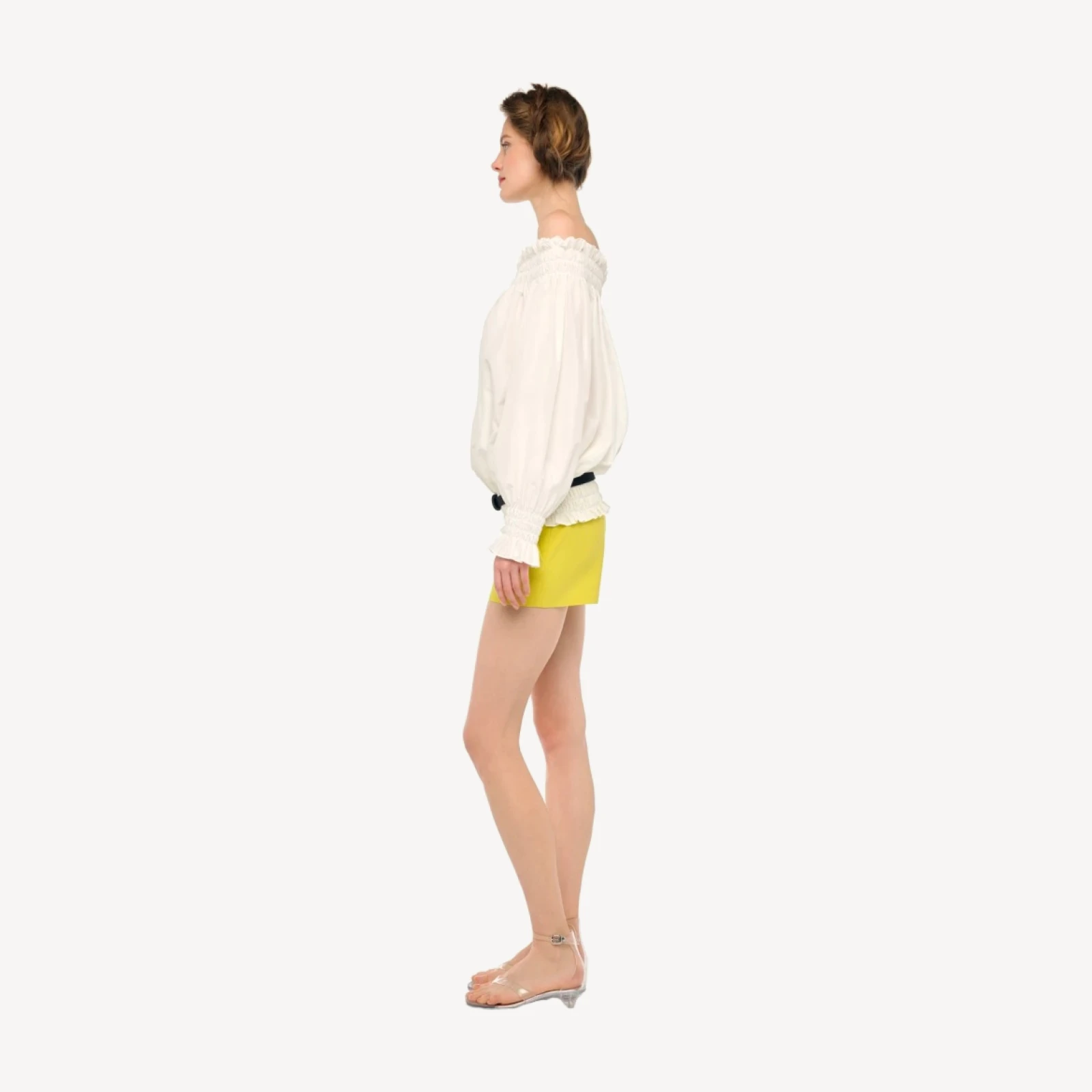 LONG SLEEVE PEASANT TOP