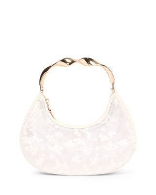 Simkhai Nixi Floral Embroidered Mesh Handbag