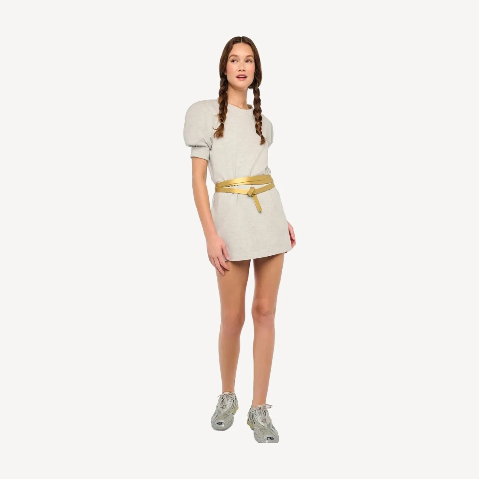 SHORT SLEEVE BOMBER 1980S MINI DRESS