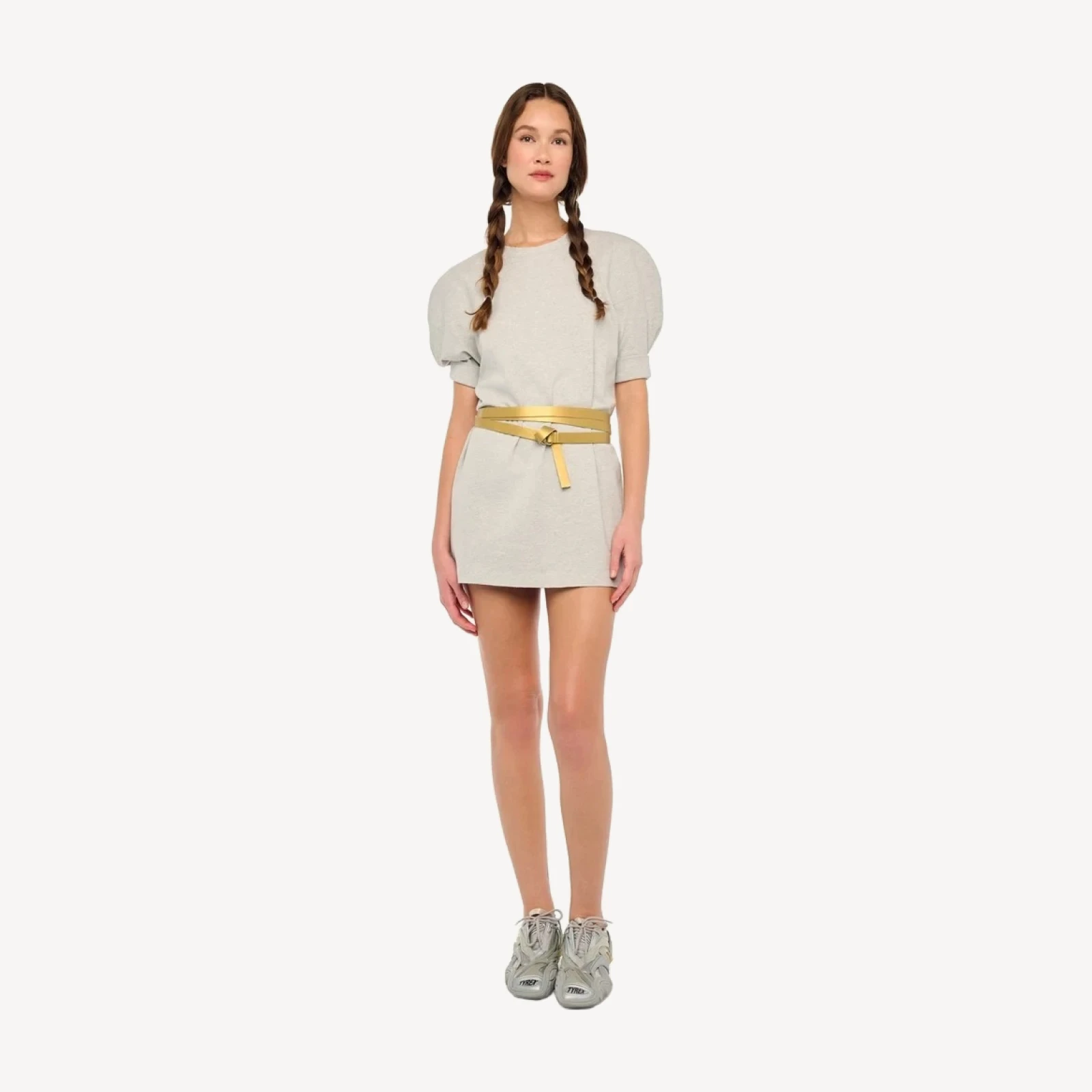 SHORT SLEEVE BOMBER 1980S MINI DRESS