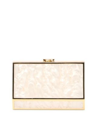 Simkhai Maddox Pearly Frame Clutch