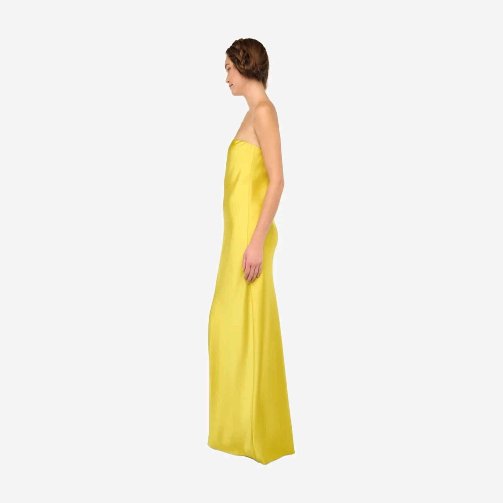 BIAS STRAPLESS GOWN