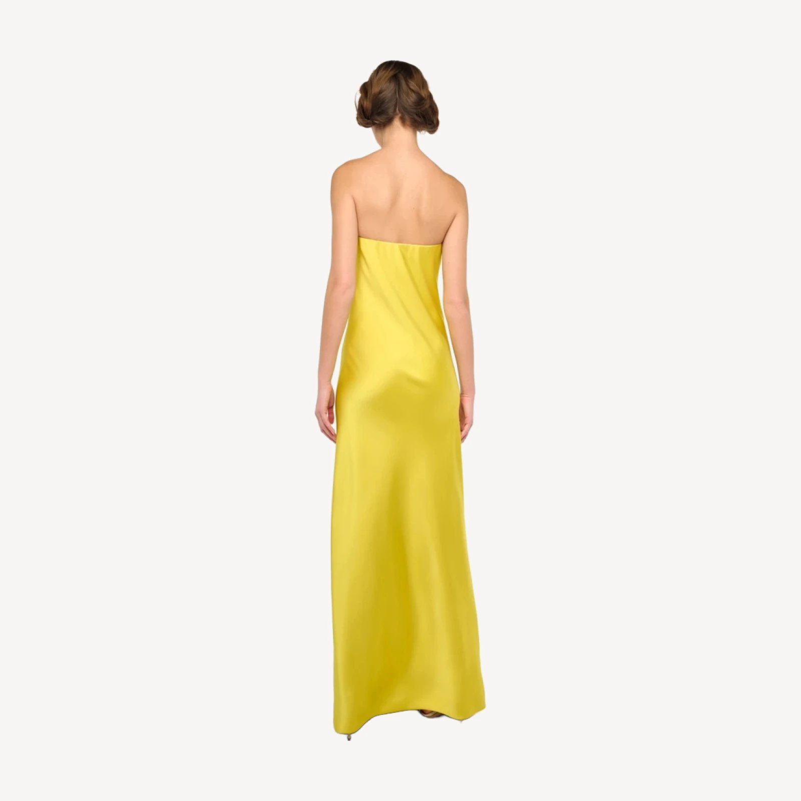 BIAS STRAPLESS GOWN