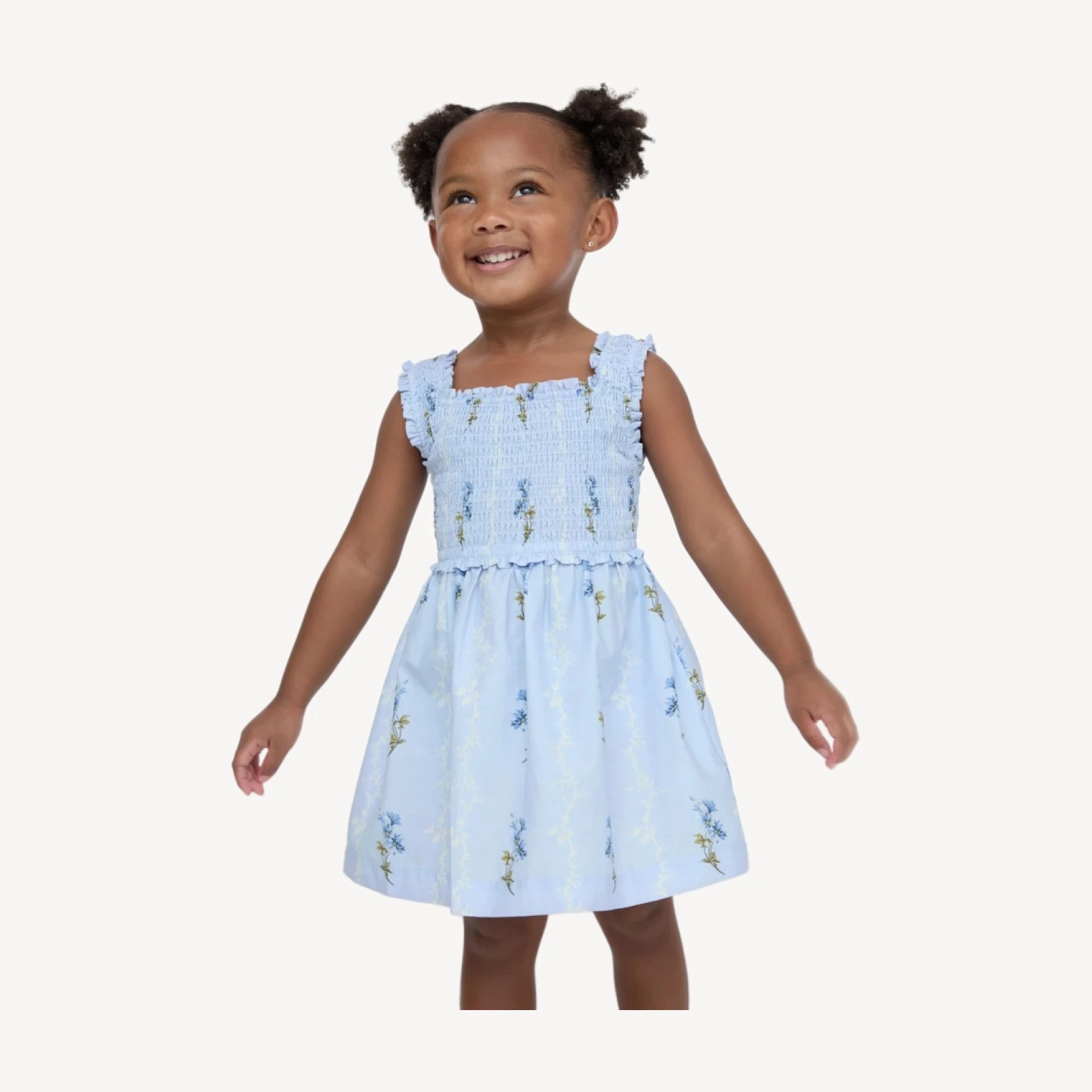The Tiny Nora Nap Dress - Bluebell Waltz