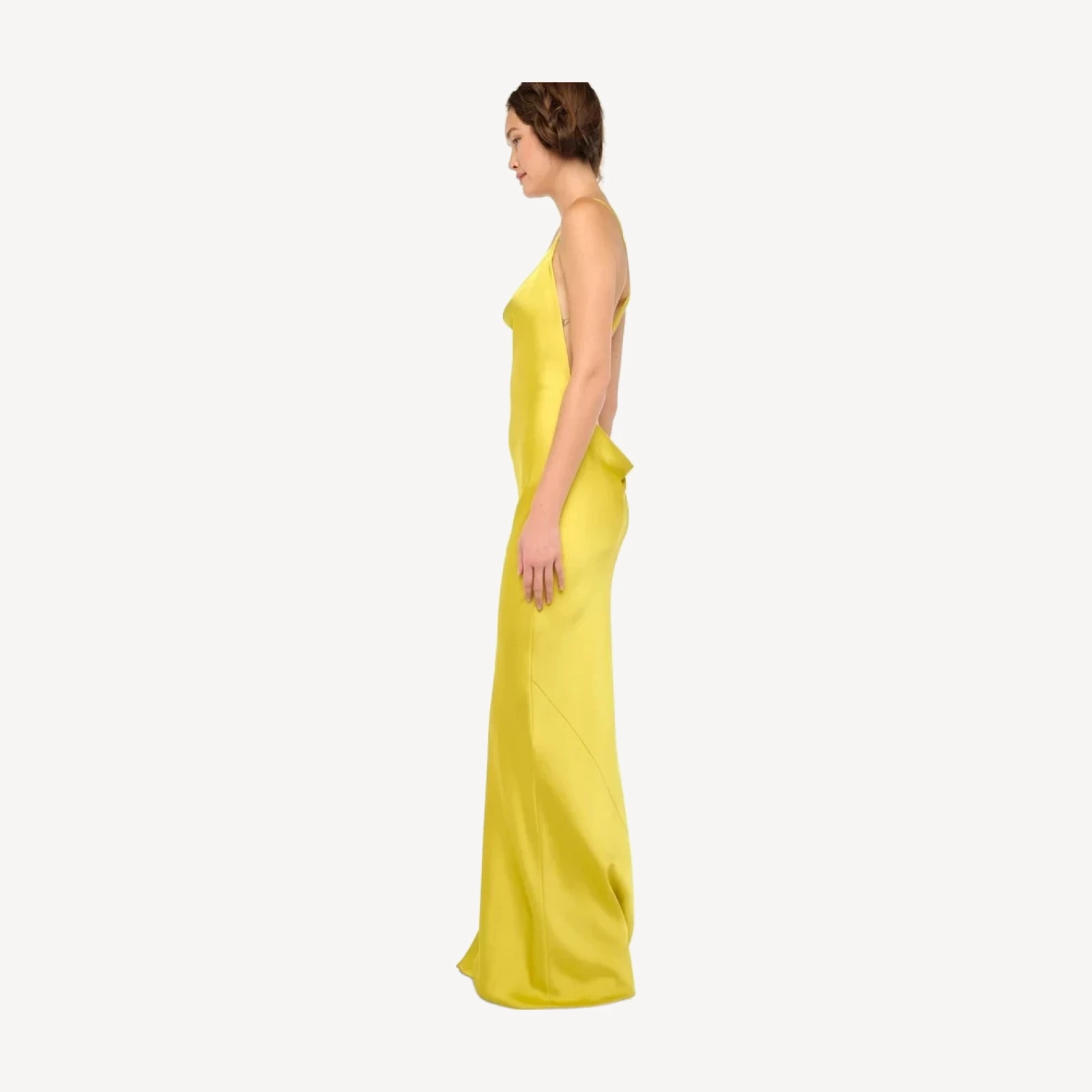 CROSS BACK BIAS GOWN