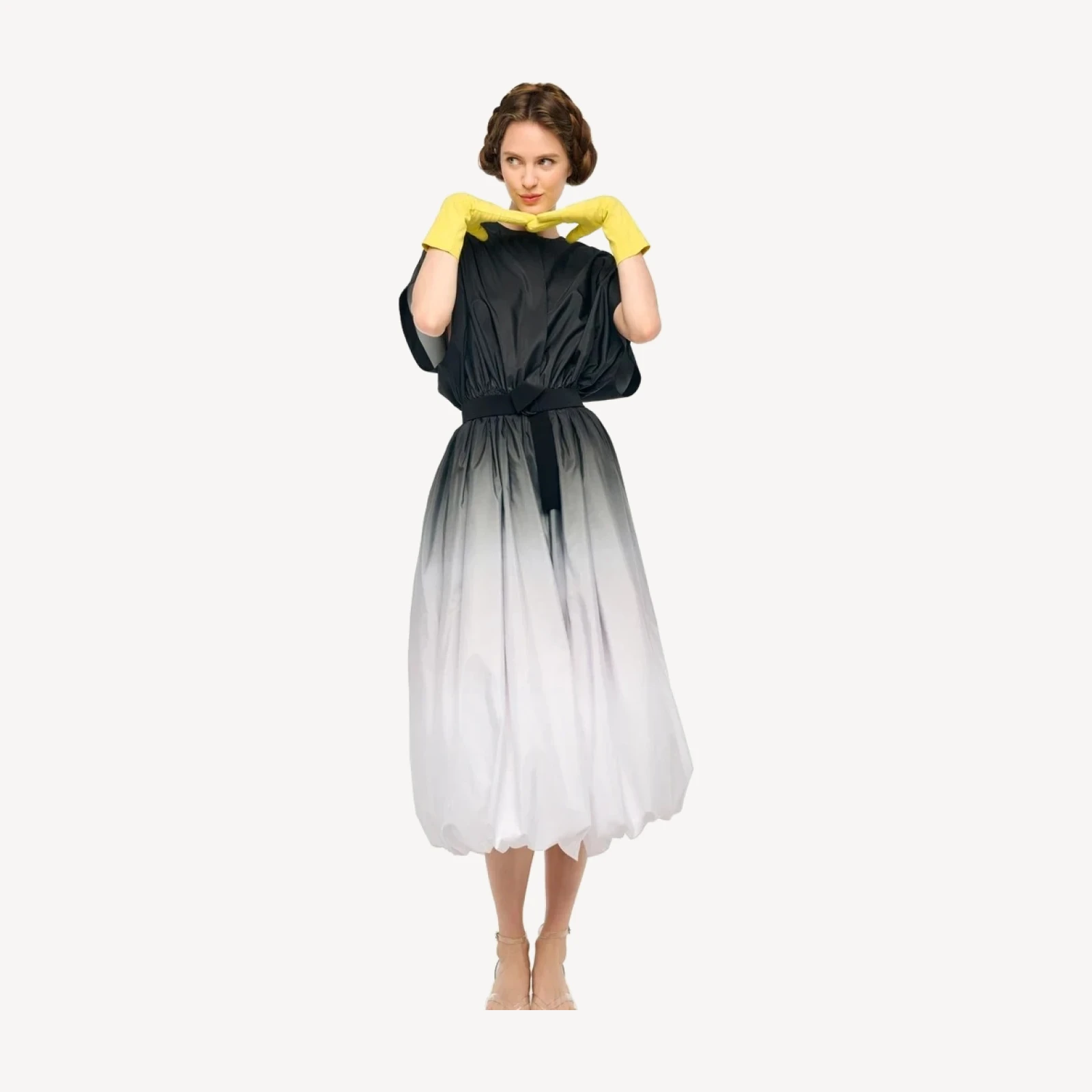 SLEEVELESS BF BUBBLE DRESS