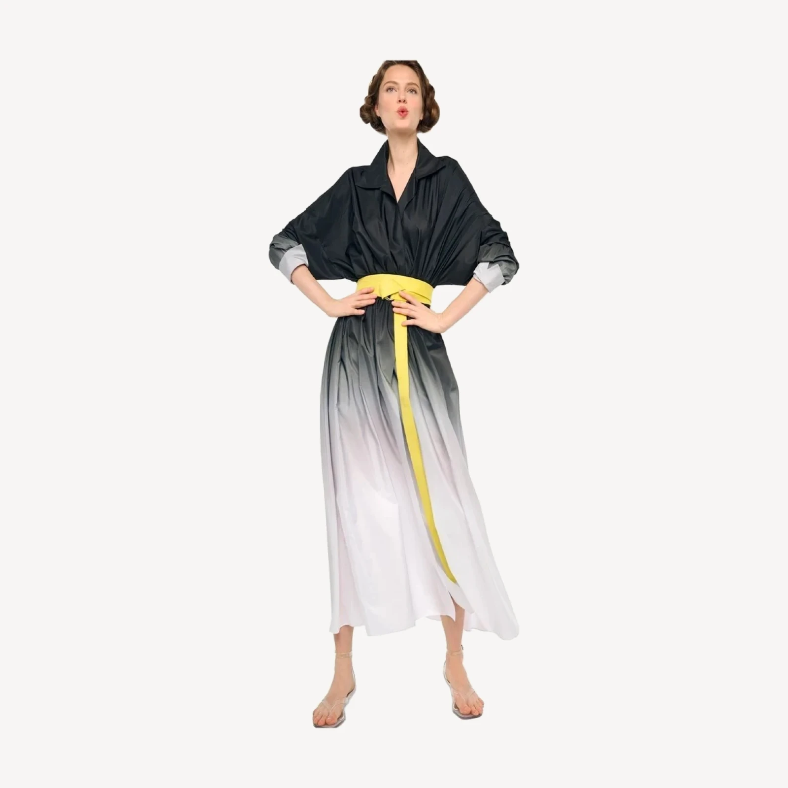 OVERSIZED NK SHIRT DRESS OPEN