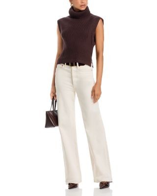 Simkhai Maple Turtleneck Ribbed Top