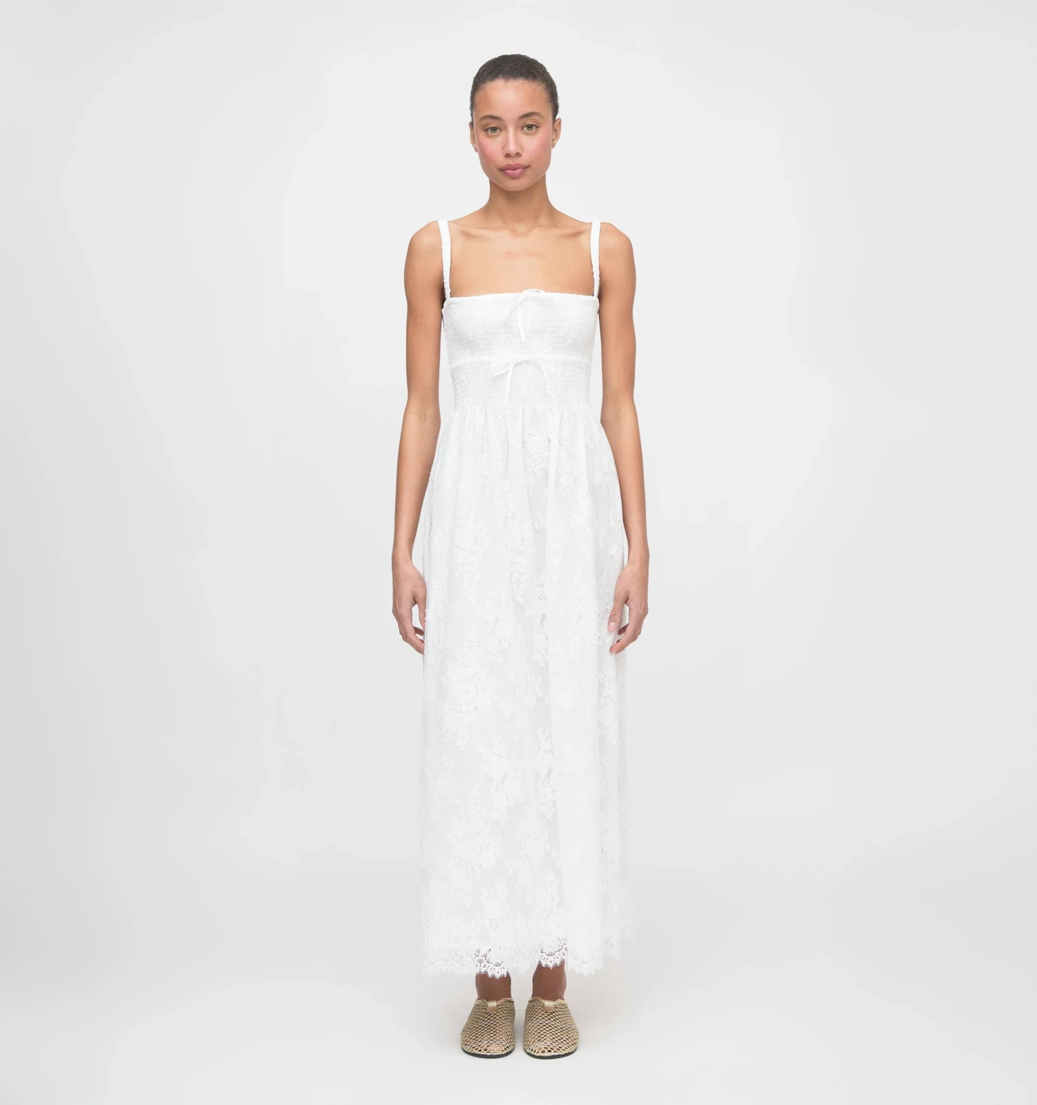 The Larissa Nap Dress - White Magnolia Lace