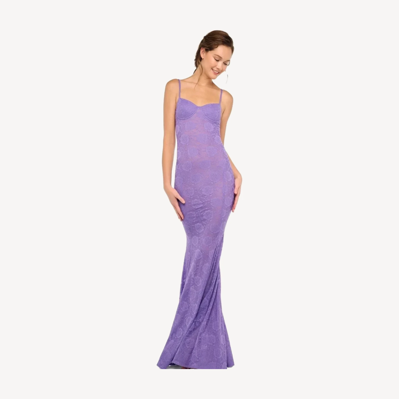 UNDERWIRE FISHTAIL GOWN