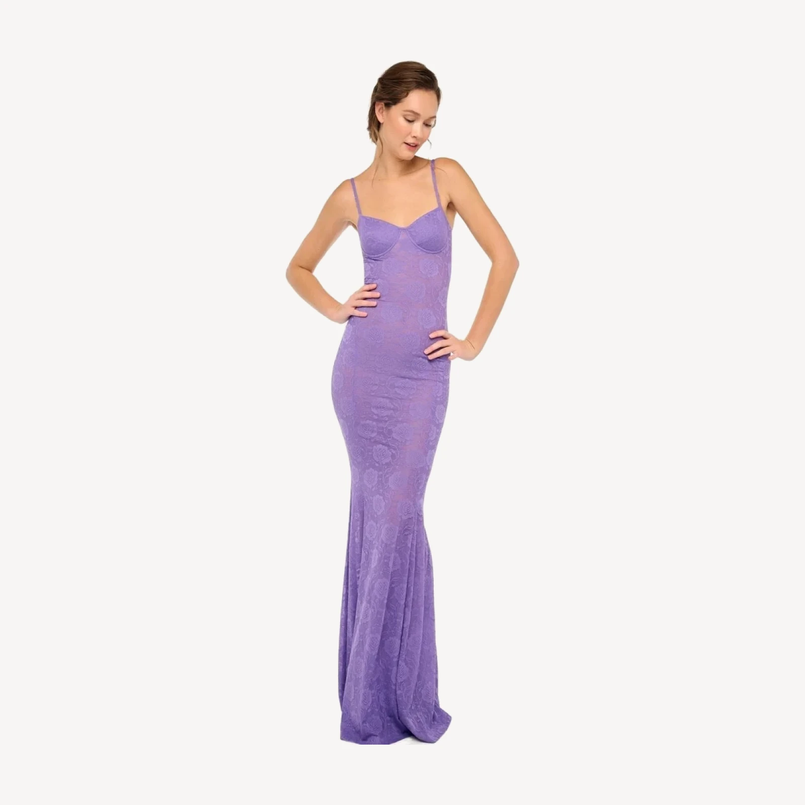 UNDERWIRE FISHTAIL GOWN