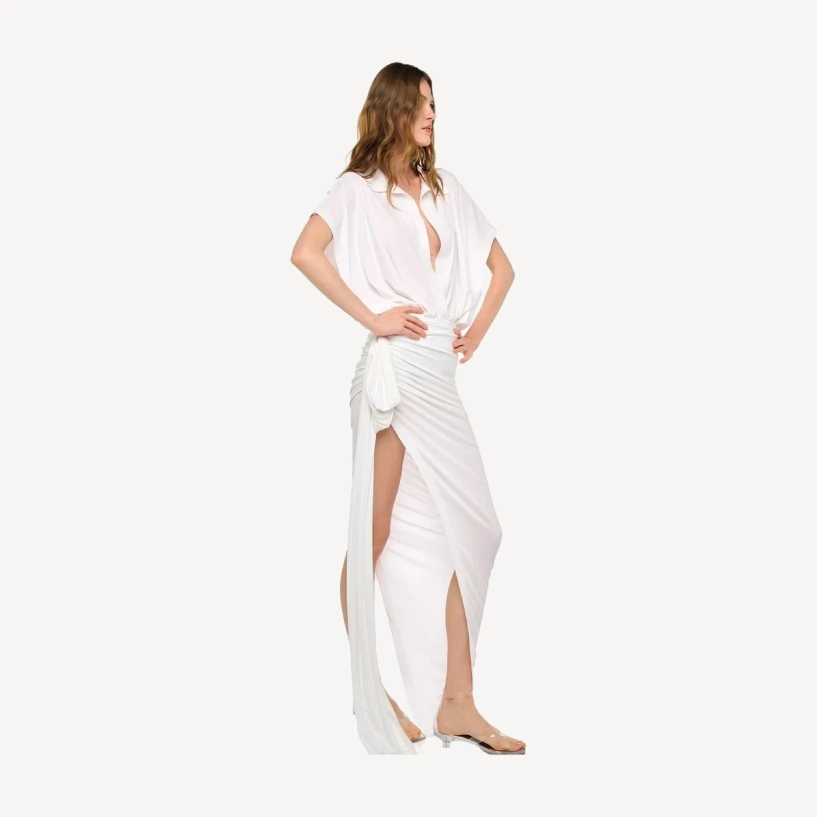 DIANA LONG SKIRT W/ BOW