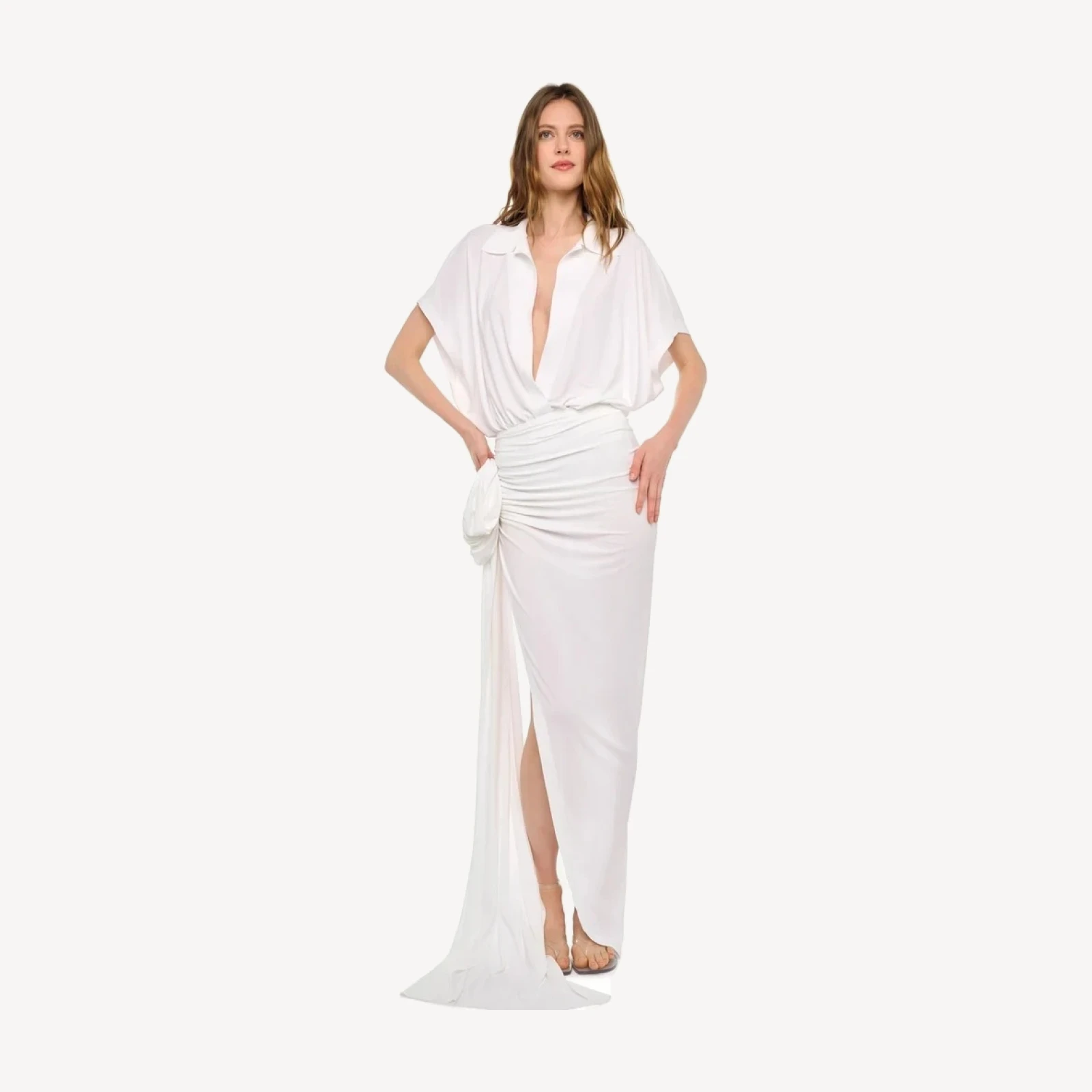 DIANA LONG SKIRT W/ BOW