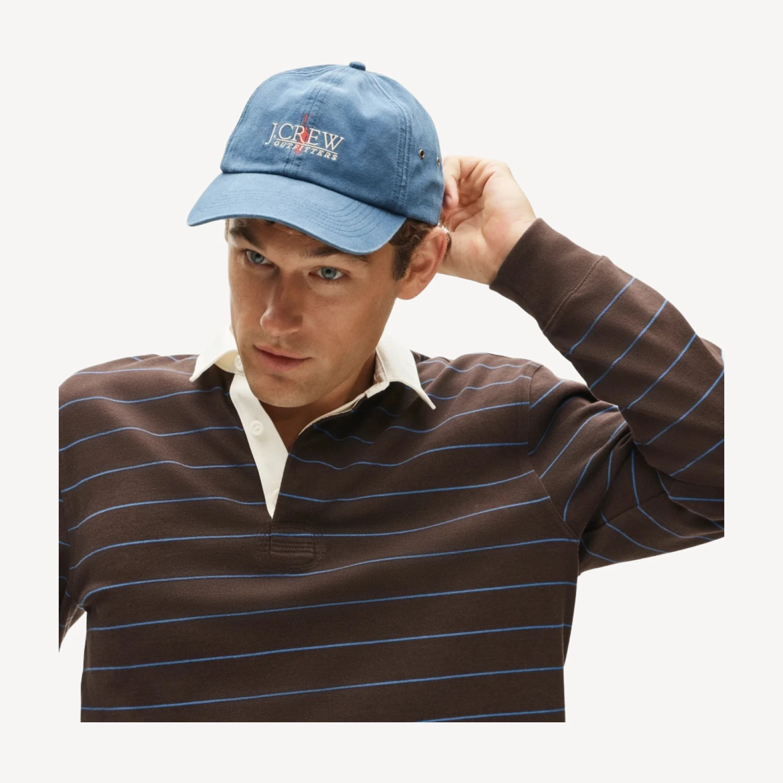 Cotton canvas J.Crew™ Outfitters logo baseball cap