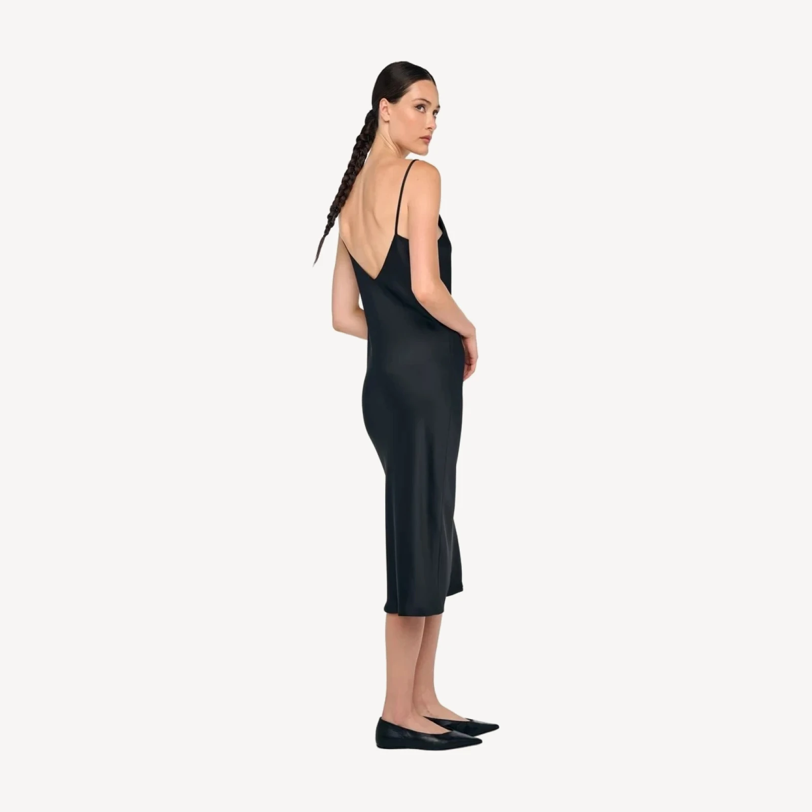 BIAS SLIP DRESS TO MIDCALF