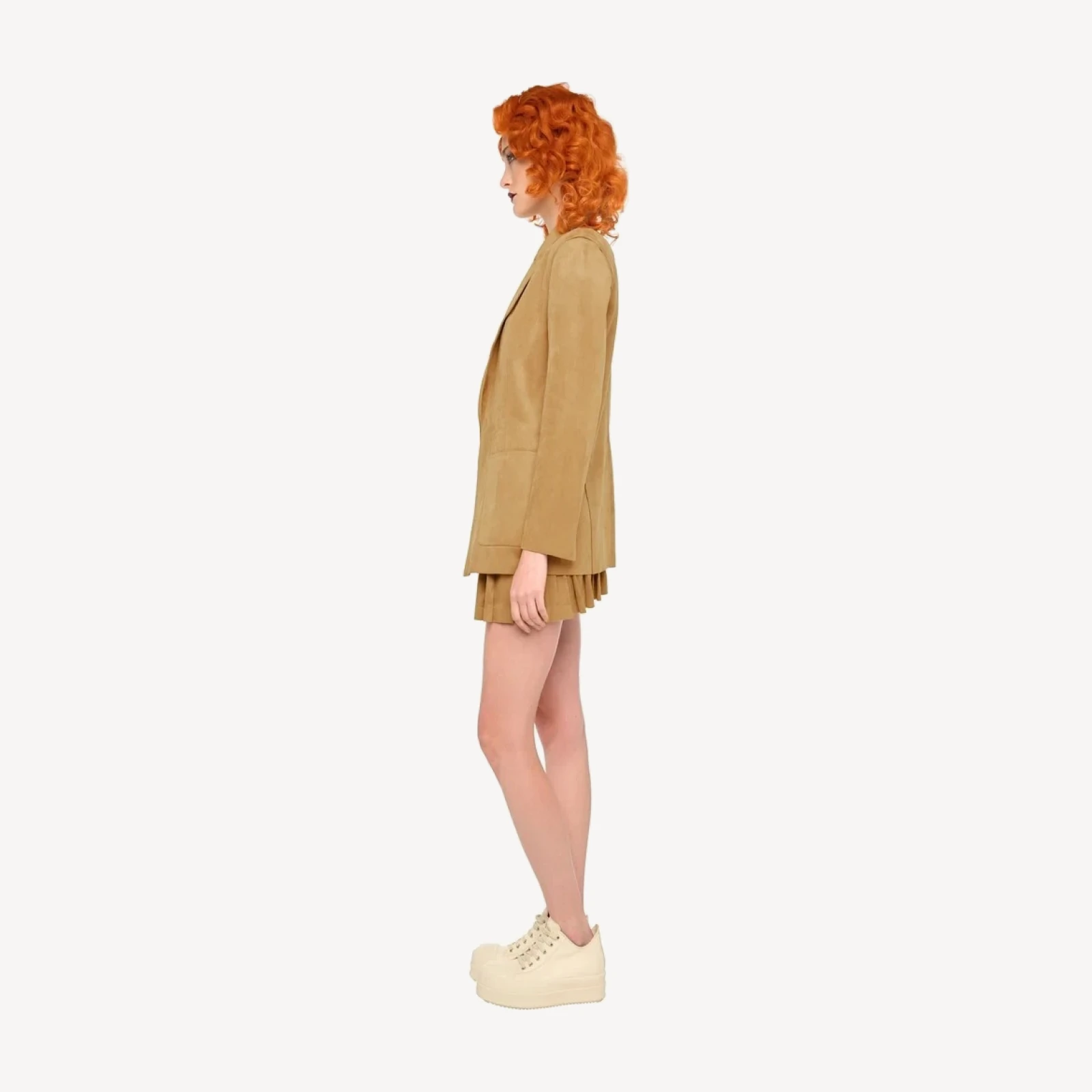PLEATED MINI SKIRT