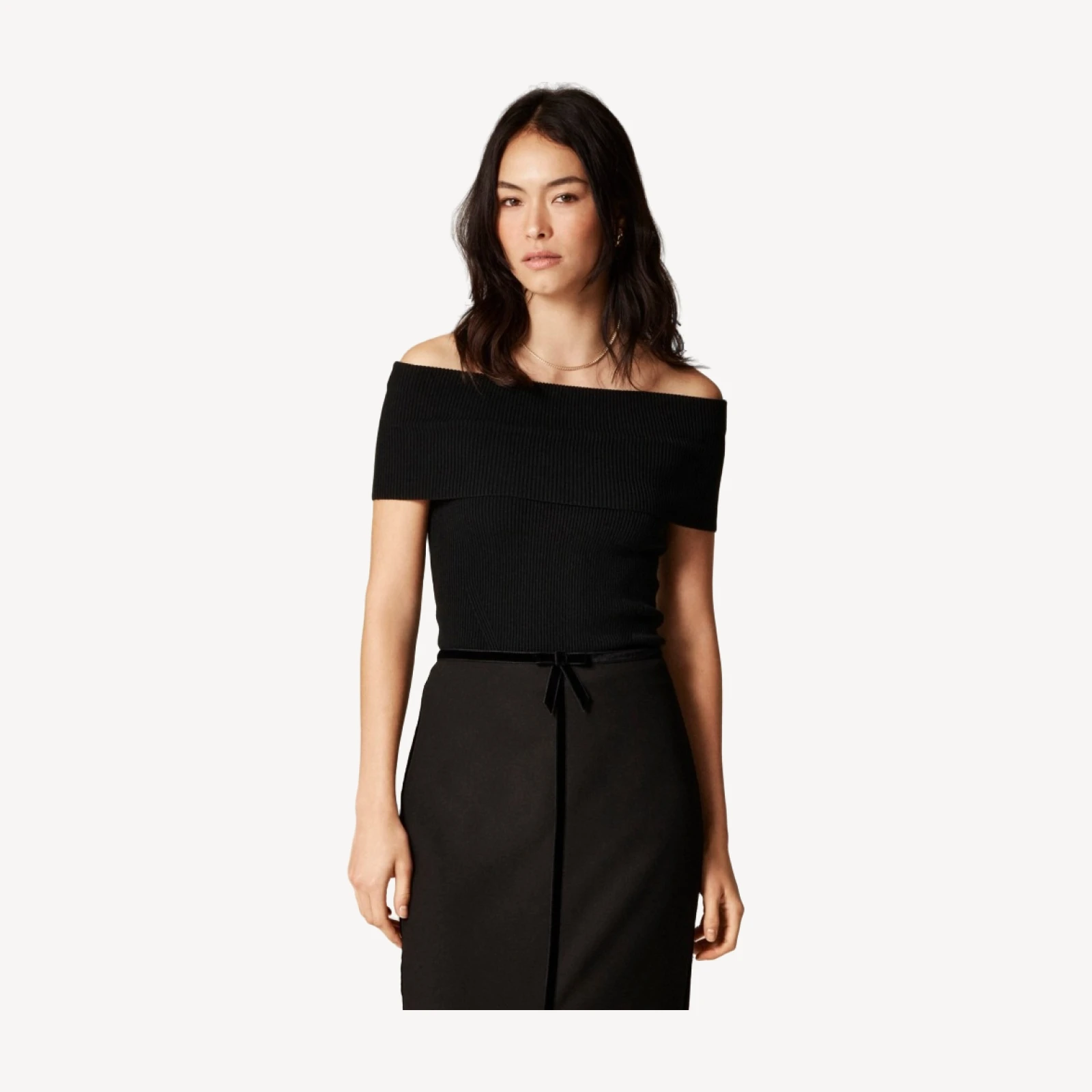 TENCEL™ lyocell-blend foldover top