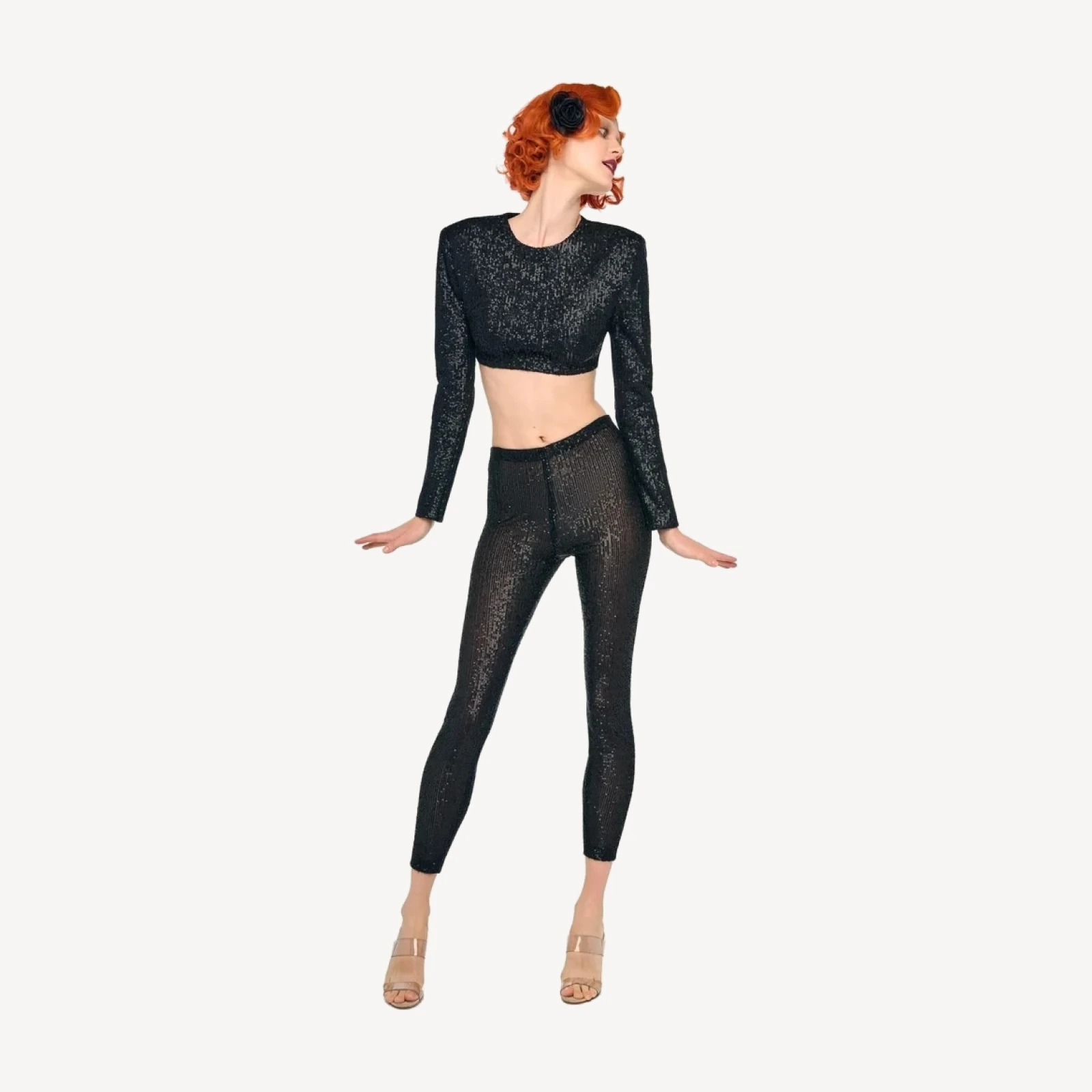 CROPPED LEGGING W/O WAISTBAND