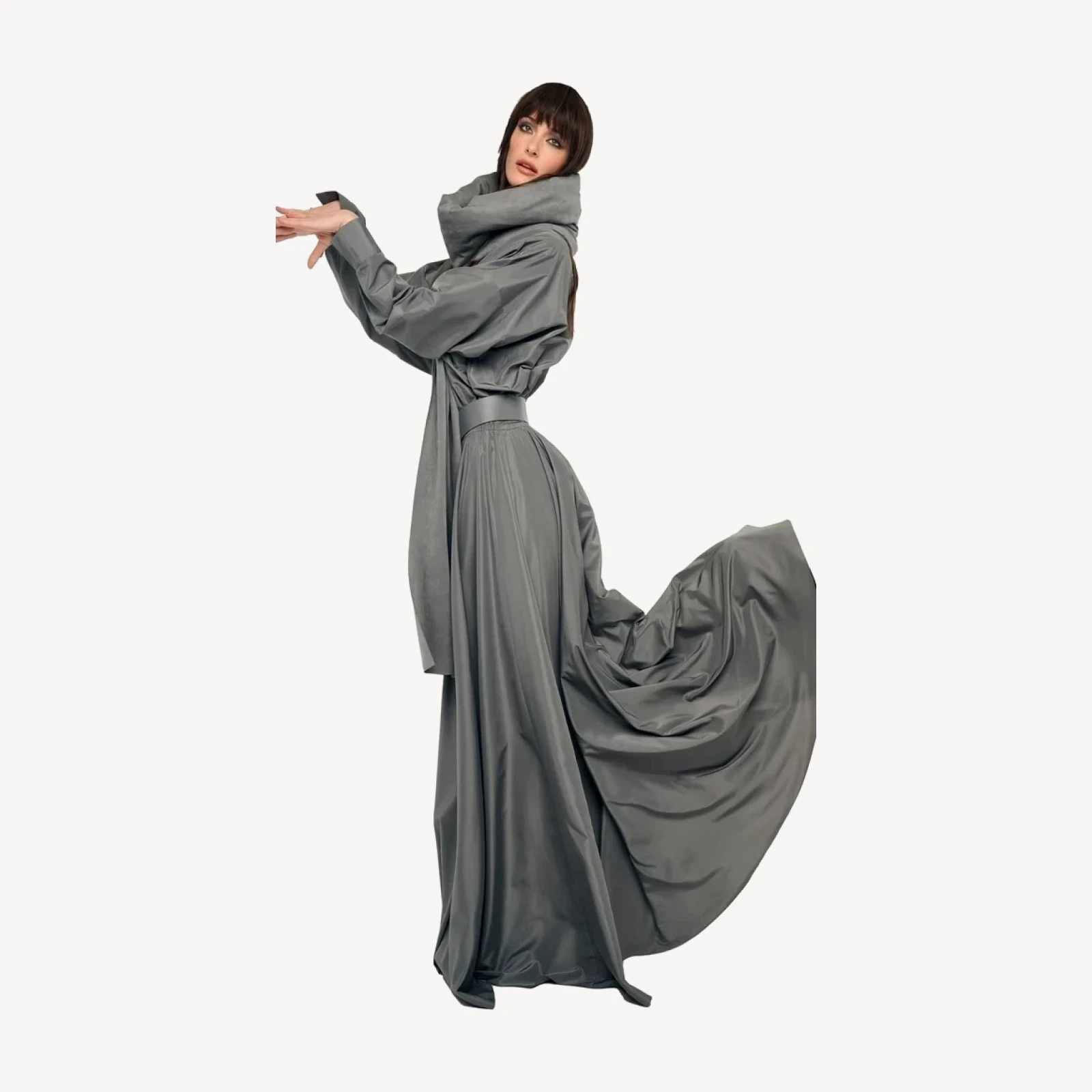 FLARED SKIRT TO FLOOR
