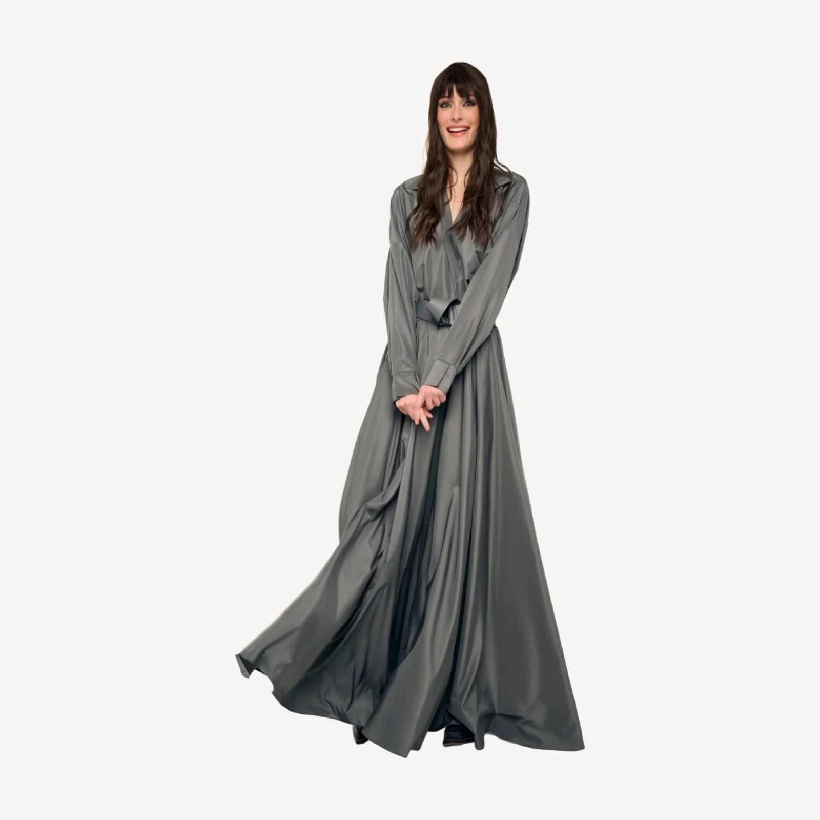 FLARED SKIRT TO FLOOR