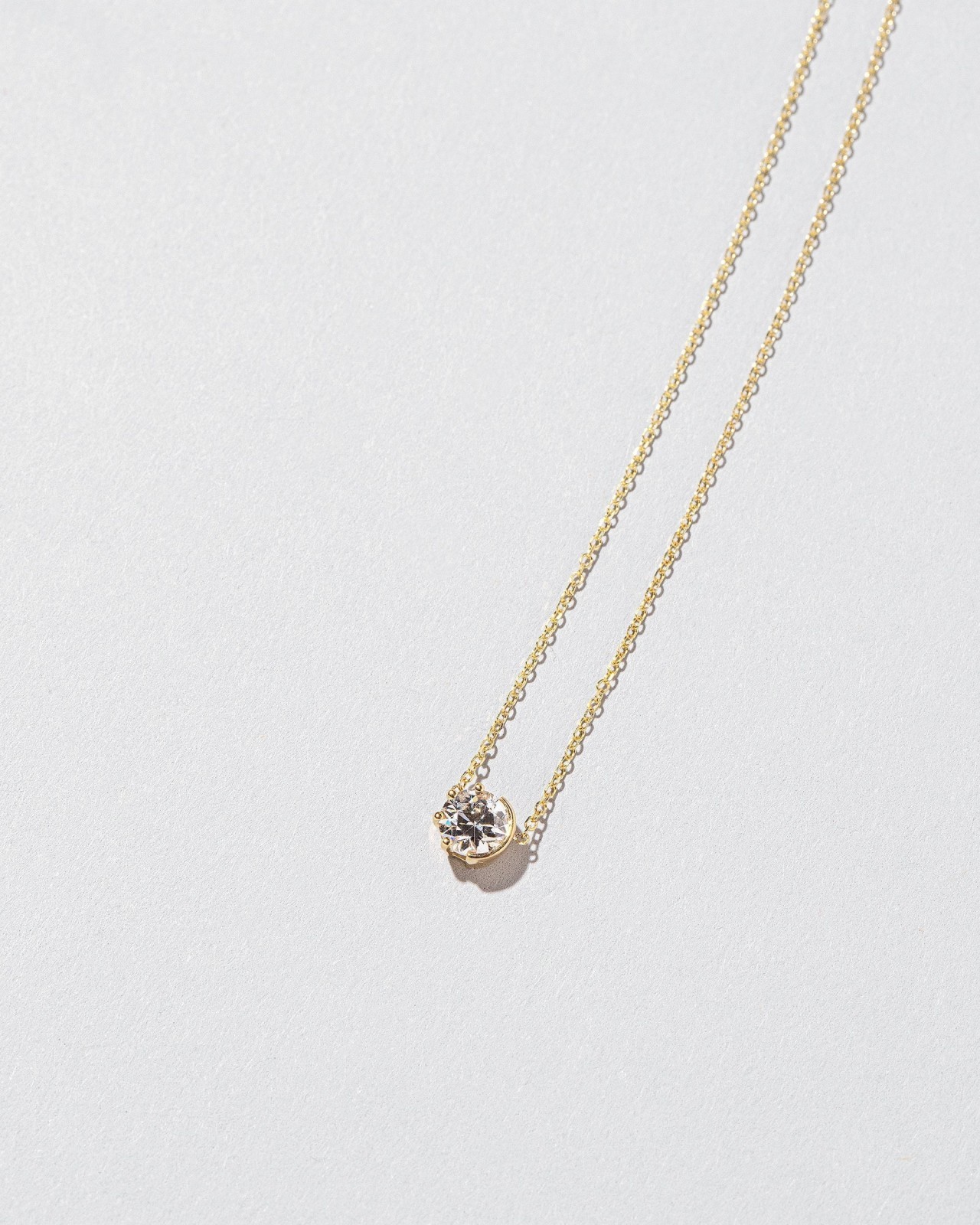 Diamond Sun & Moon Necklace