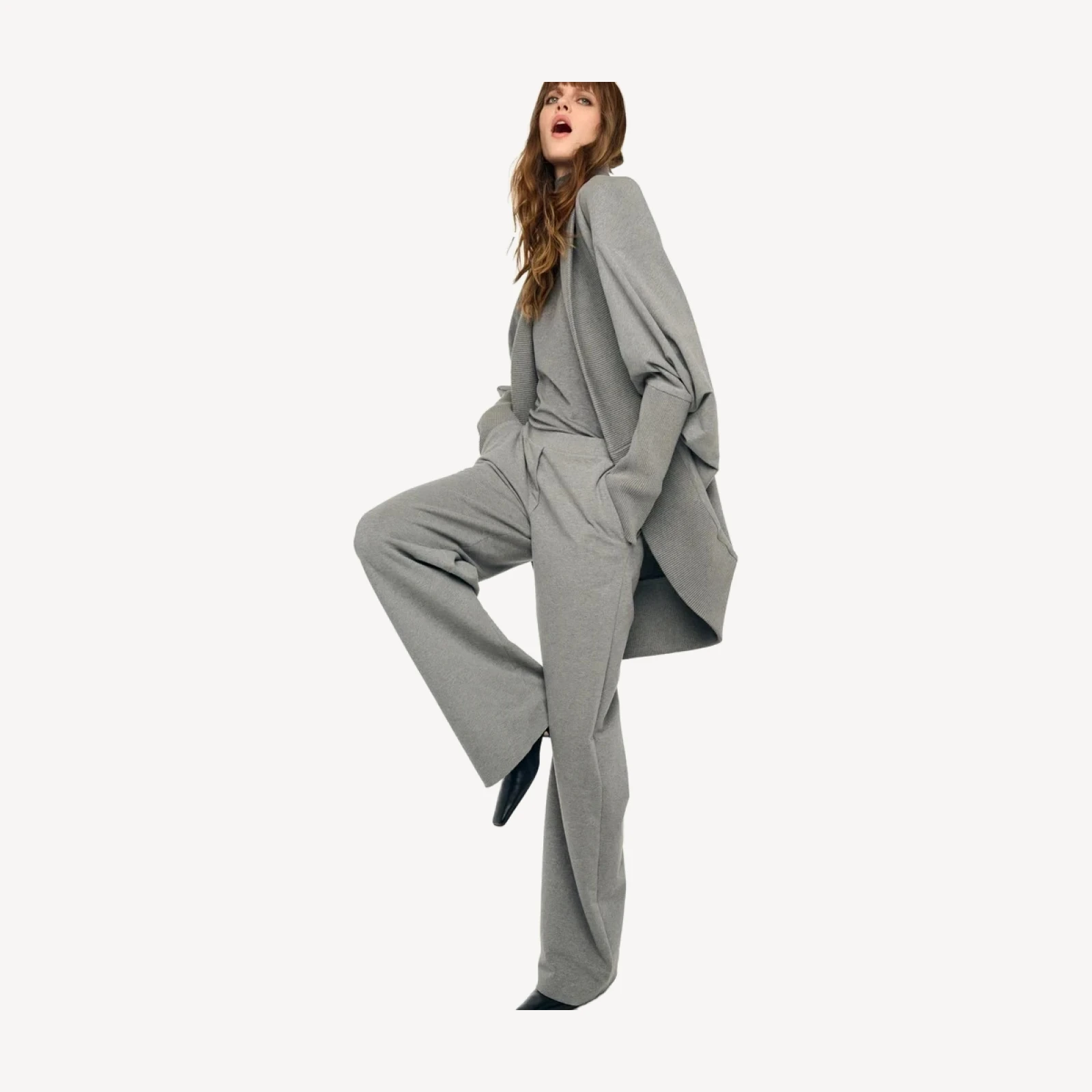 FLAT FRONT WIDE PANT
