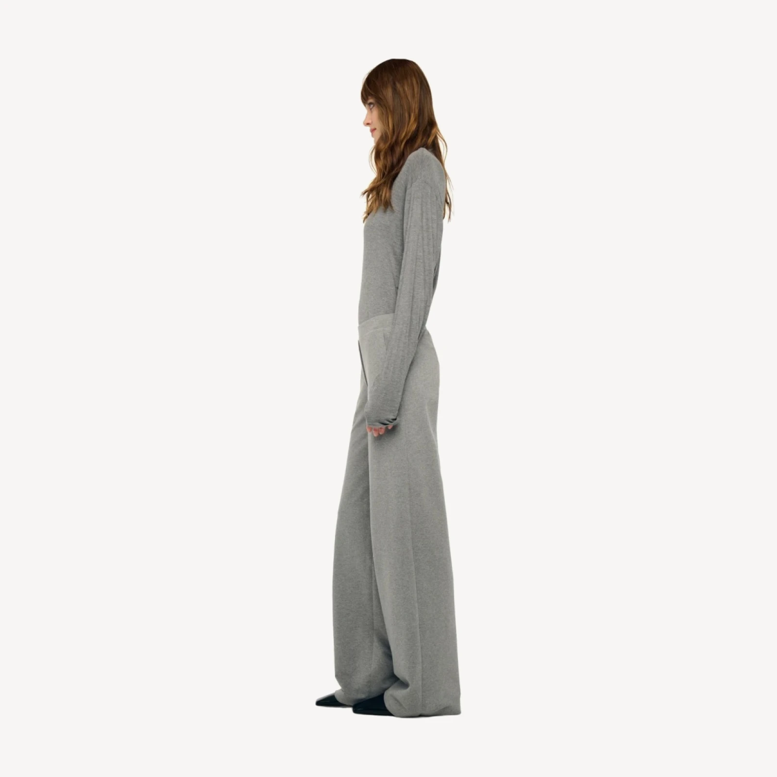 FLAT FRONT WIDE PANT