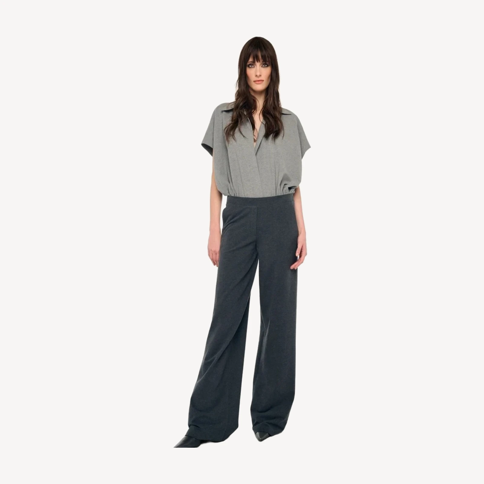FLAT FRONT WIDE PANT