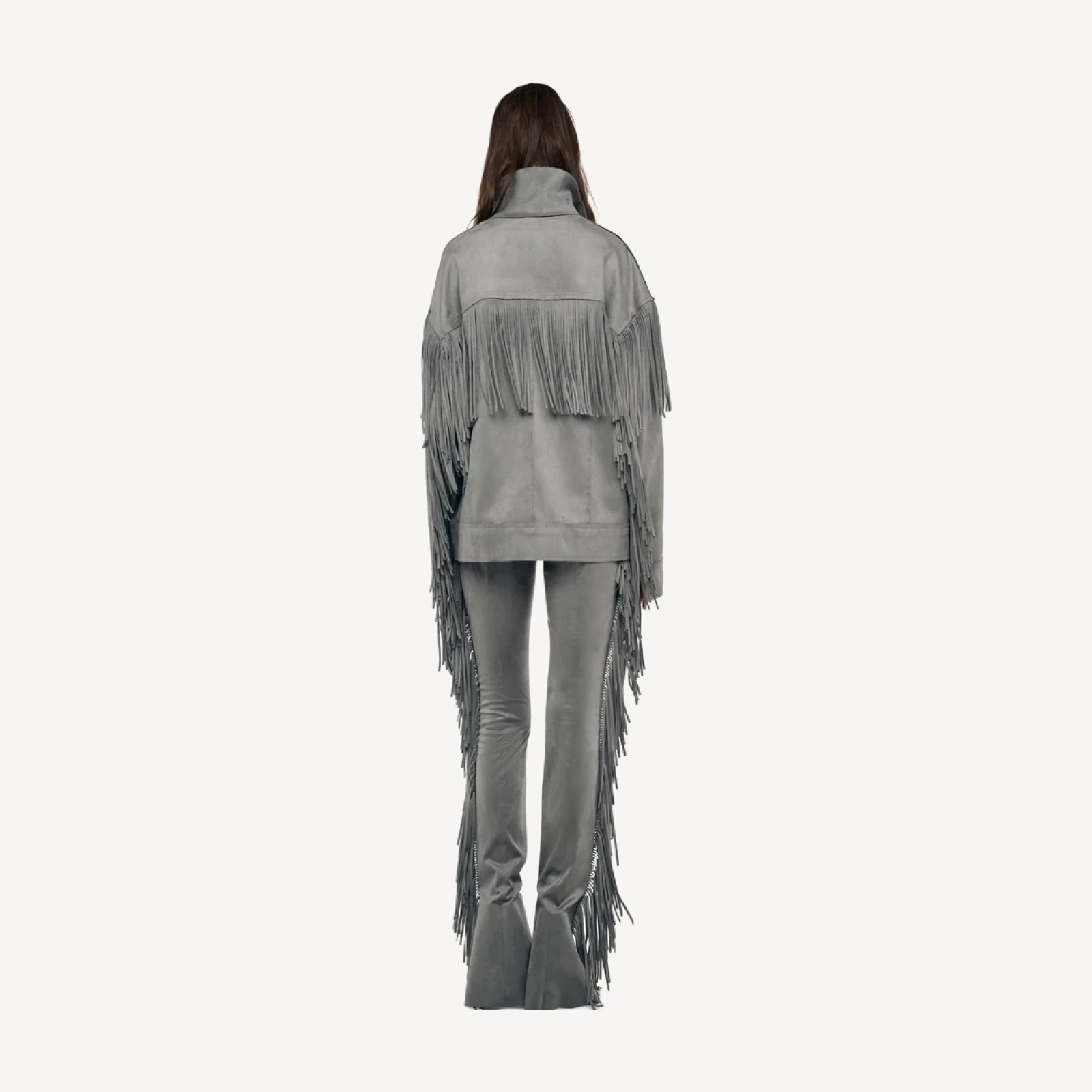 FRINGE SPAT JEANS
