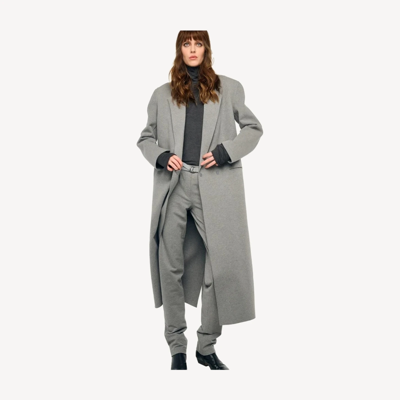 LONG SLEEVE TURTLENECK EASY FIT TOP