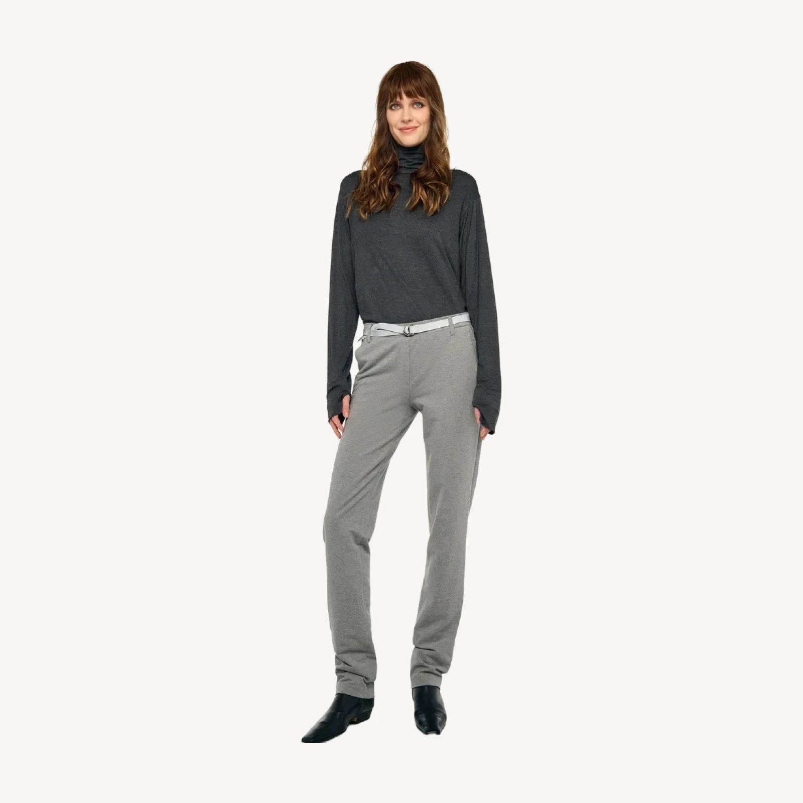 LONG SLEEVE TURTLENECK EASY FIT TOP
