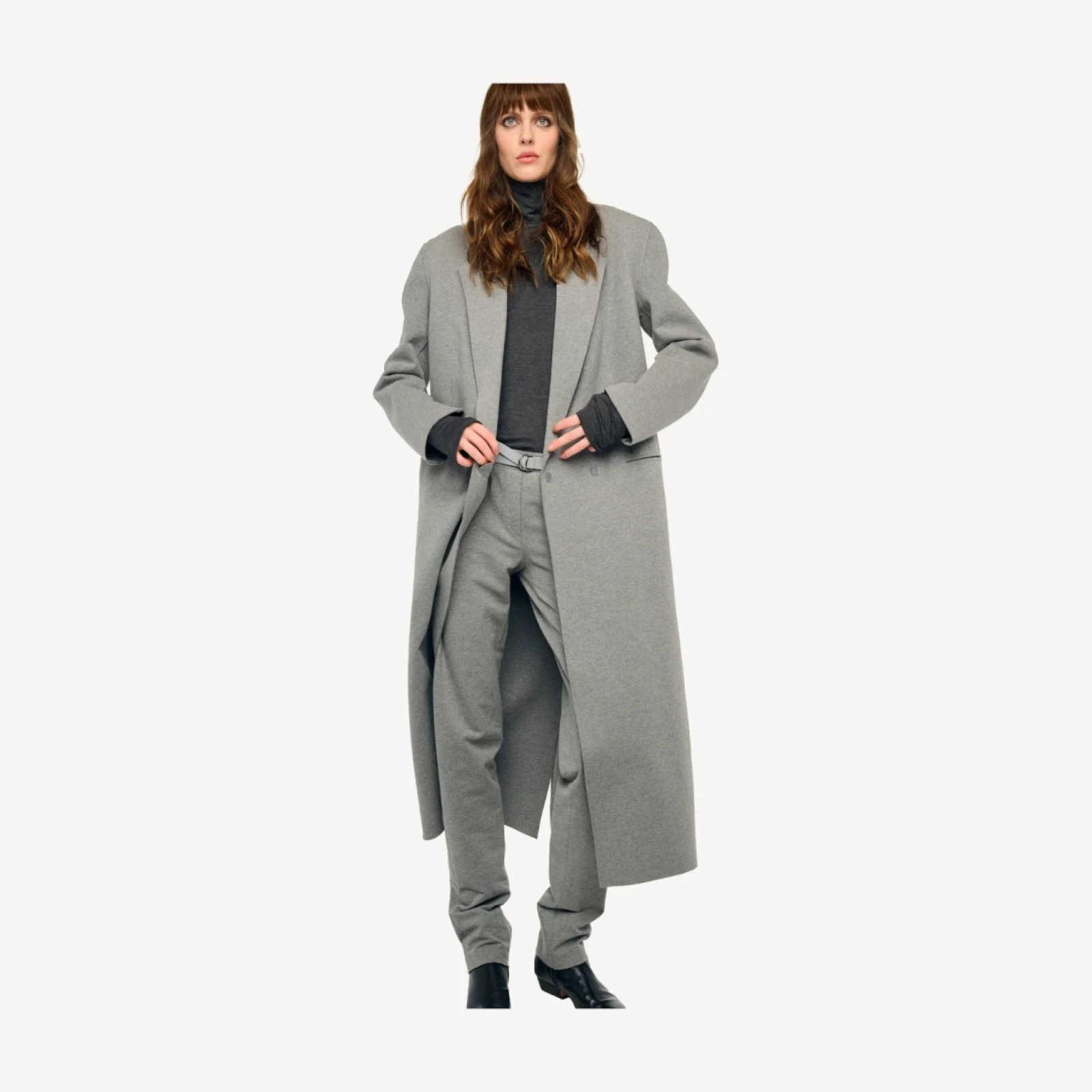 LONG SLEEVE TURTLENECK EASY FIT TOP