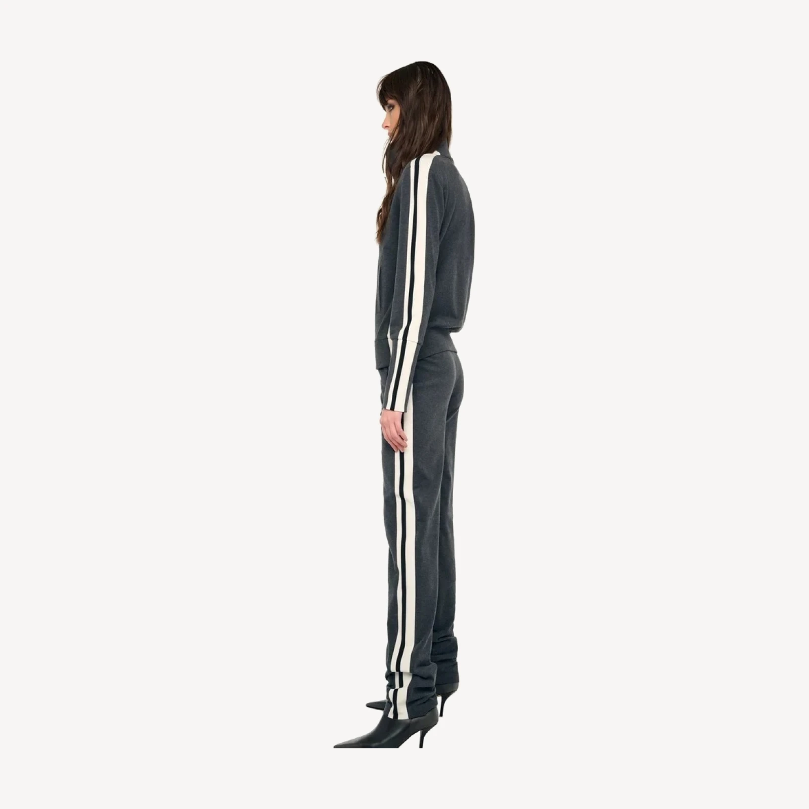 SIDE STRIPE FLAT FRONT PANT