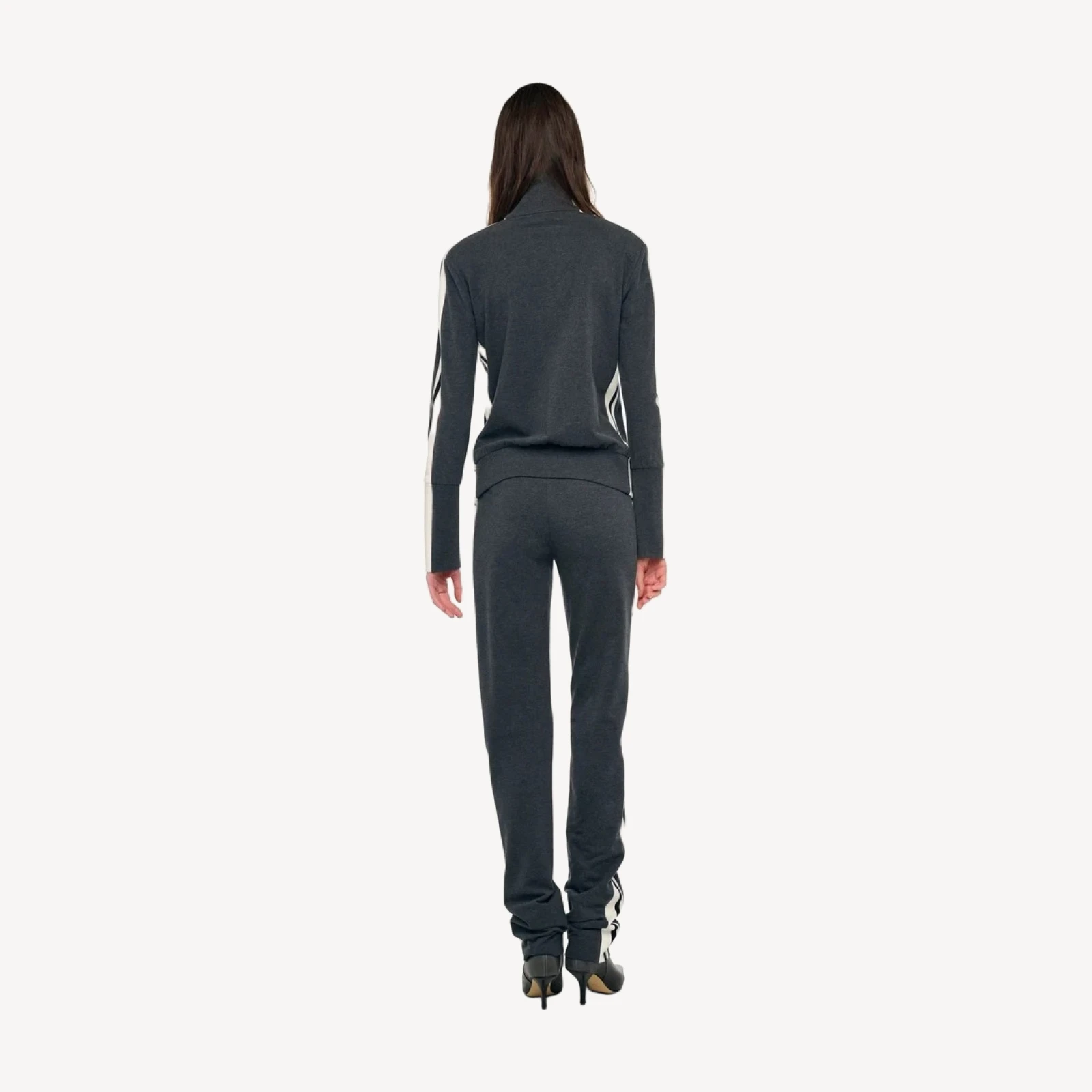 SIDE STRIPE FLAT FRONT PANT