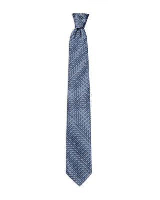 David Donahue Neat Jacquard Classic Silk Tie
