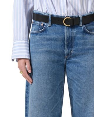 Citizens of Humanity Miro High Rise Ankle Barrel Jeans in Pacifica