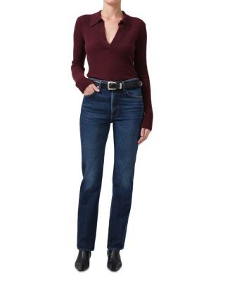 Citizens of Humanity Simone Wool Cashmere Polo Sweater