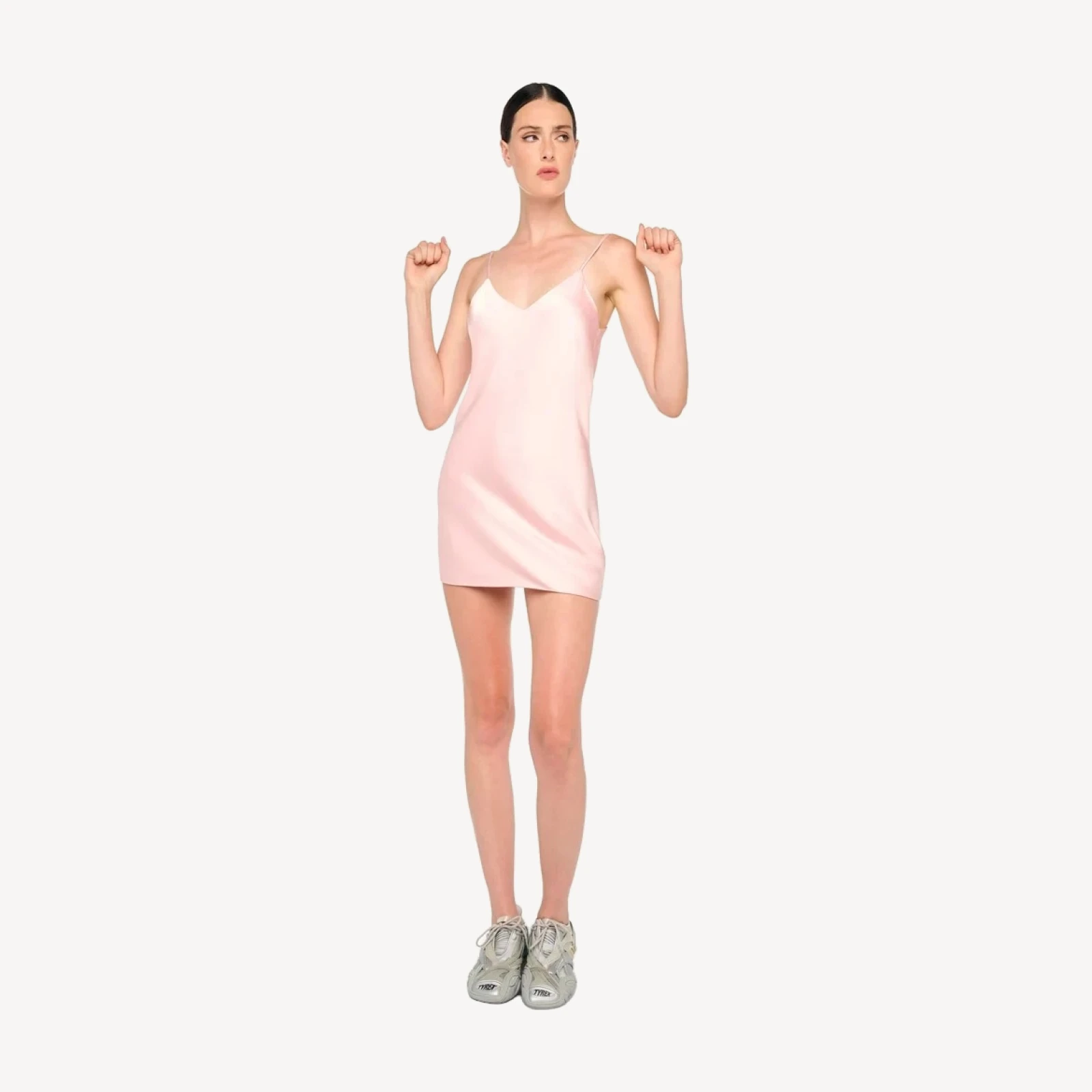 BIAS SLIP MINI DRESS