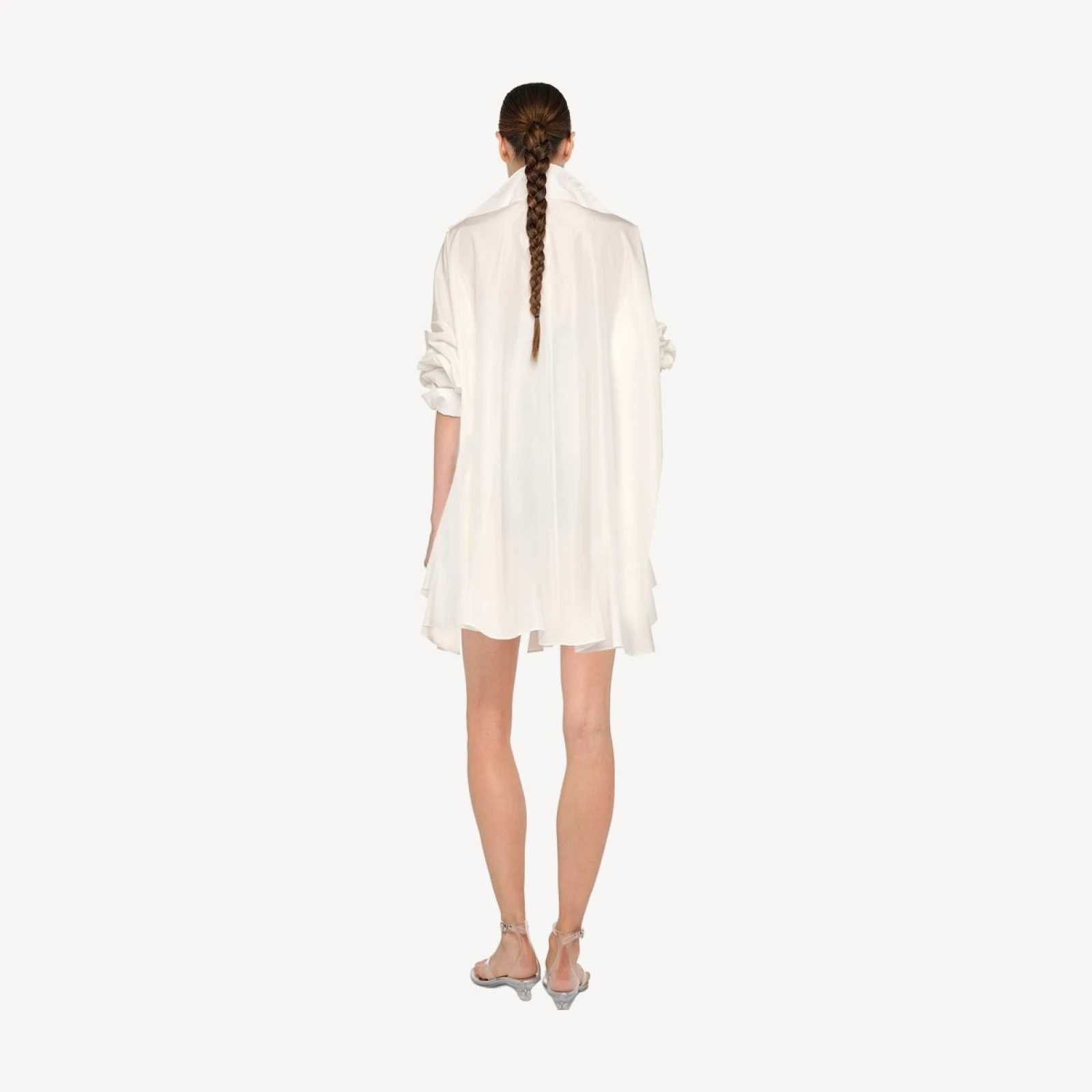 SUPER OVERSIZED NK SHIRT DRESS OPEN