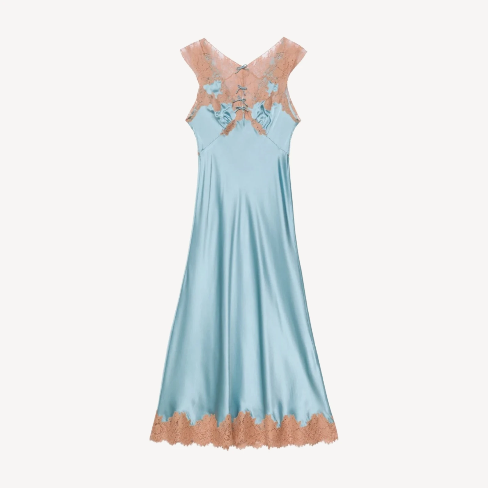 MARCELLE DRESS -- DEEP AQUAMARINE