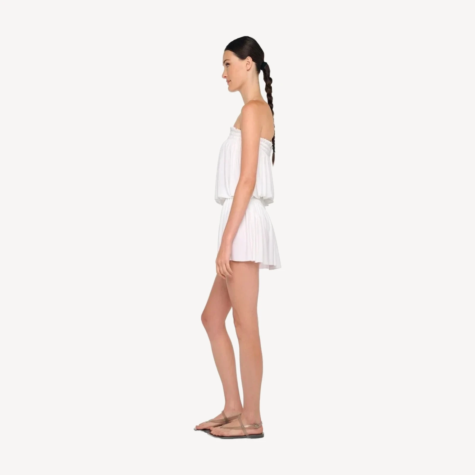 STRAPLESS PEASANT BODYSUIT
