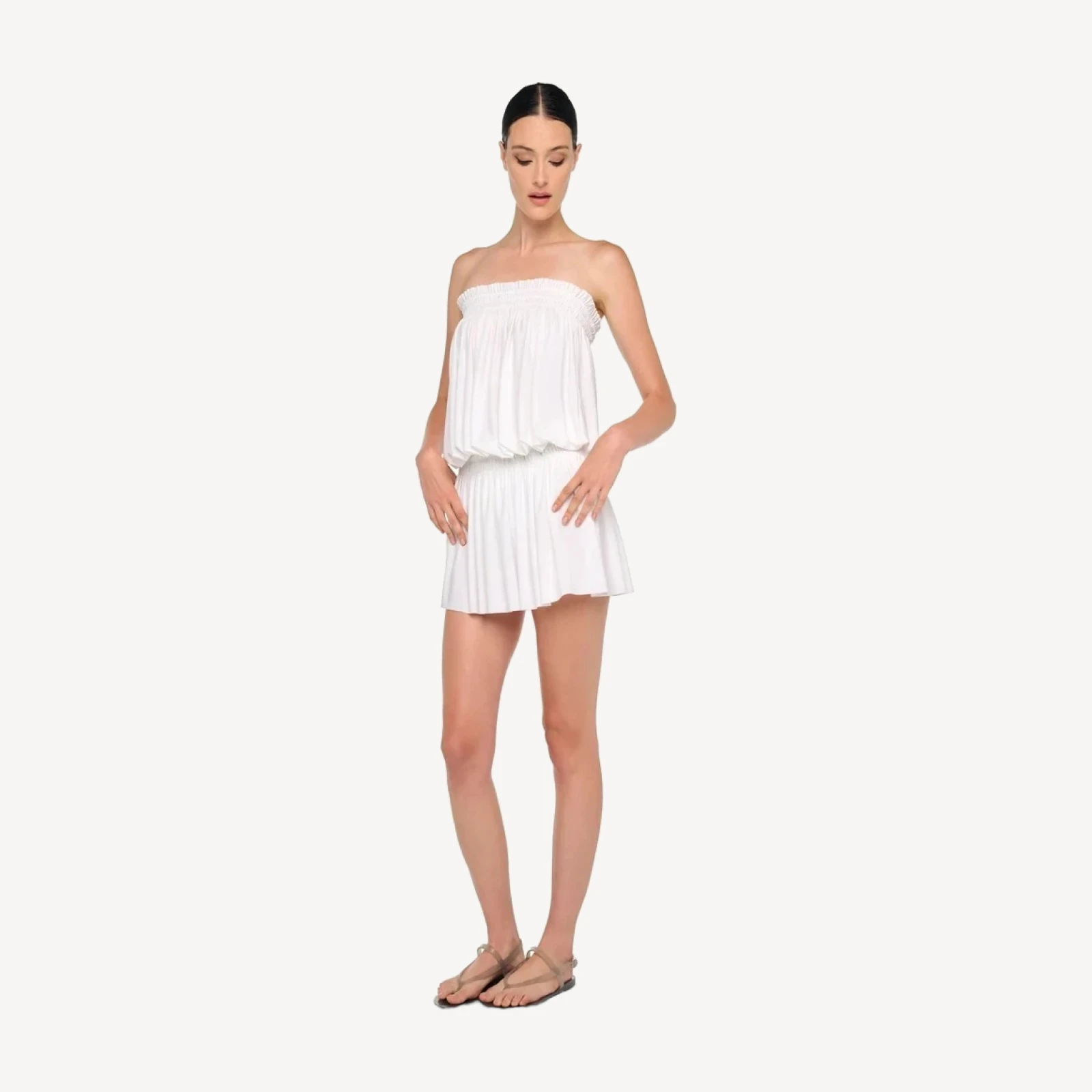 STRAPLESS PEASANT BODYSUIT