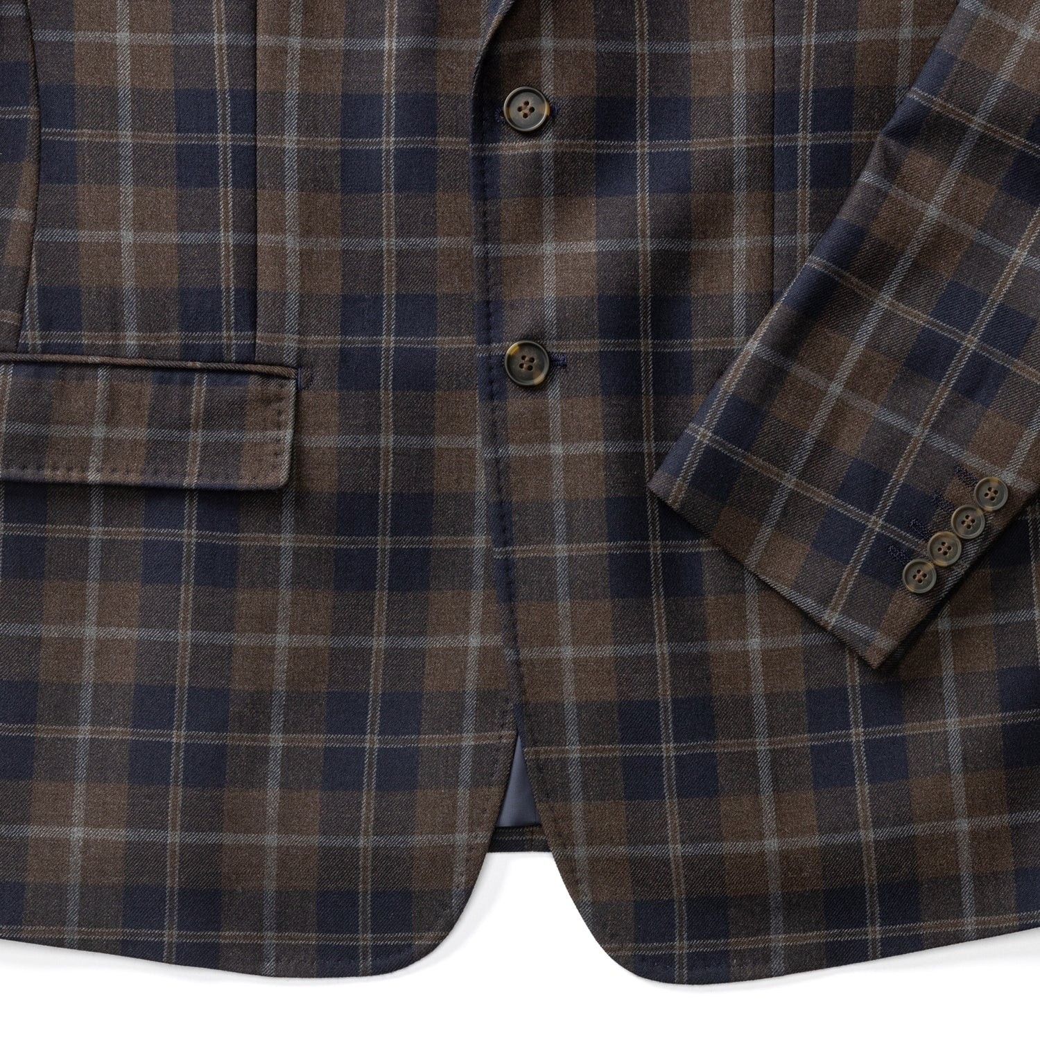Sutherland Plaid Sport Coat - Coming Soon - Deep Navy, photo 6