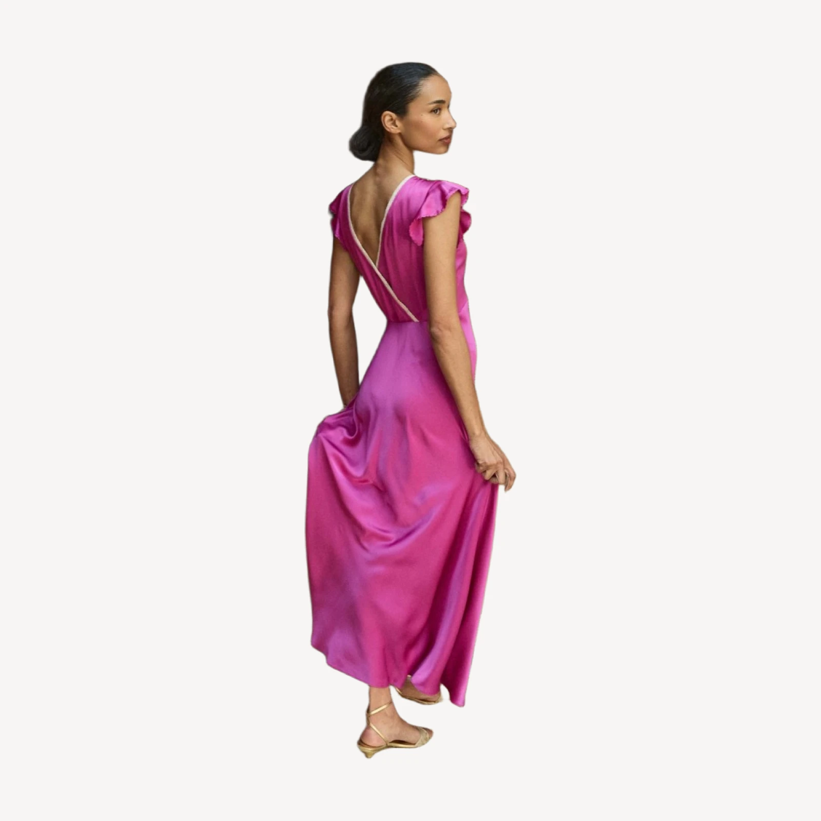 CORINA DRESS -- MAGENTA