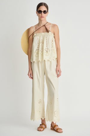 Embroidered Cami Top